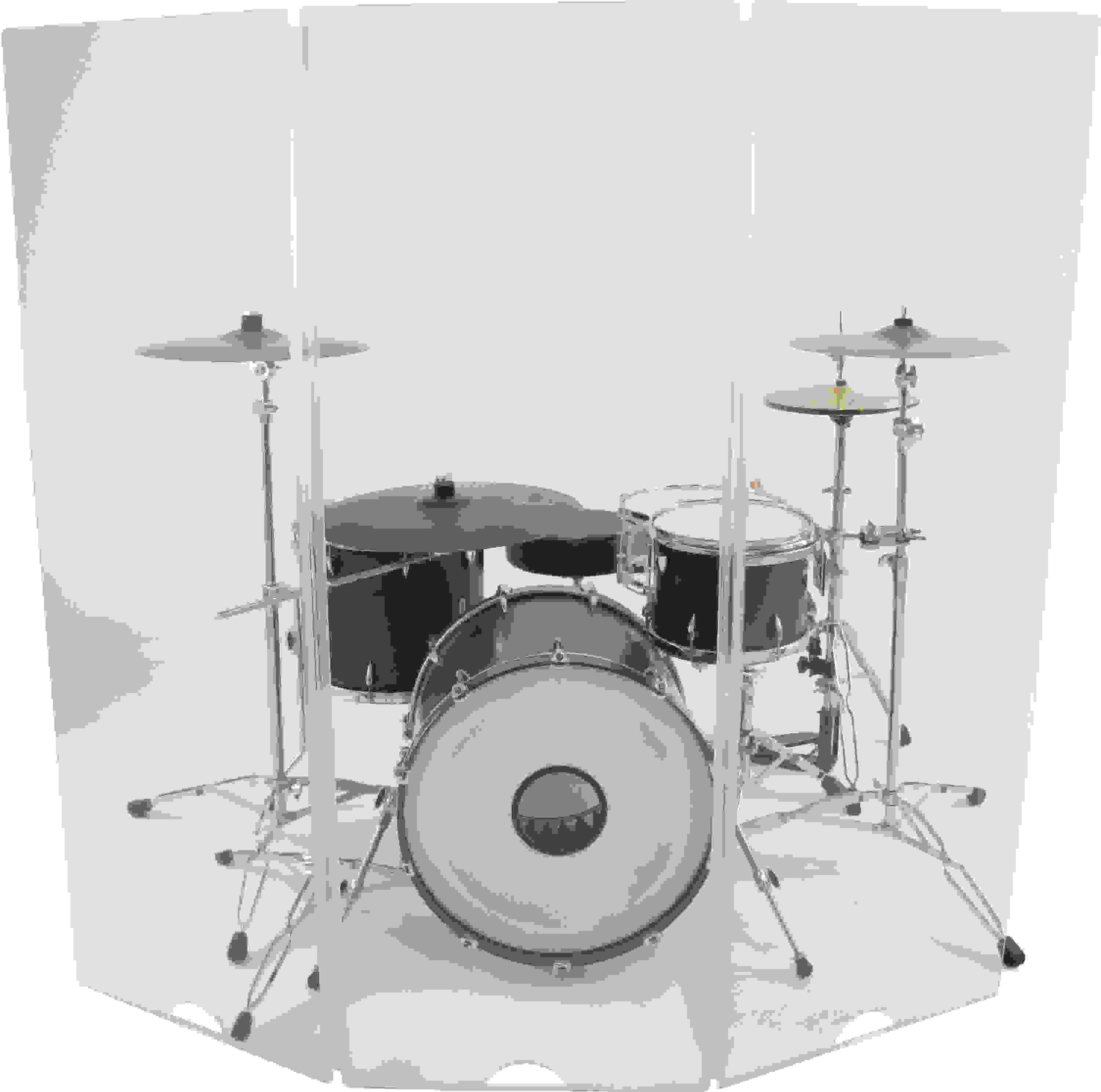 Sound Shields VDS-3-K 5.5 foot Tall 6 foot Wide 3-section Acrylic Shield System
