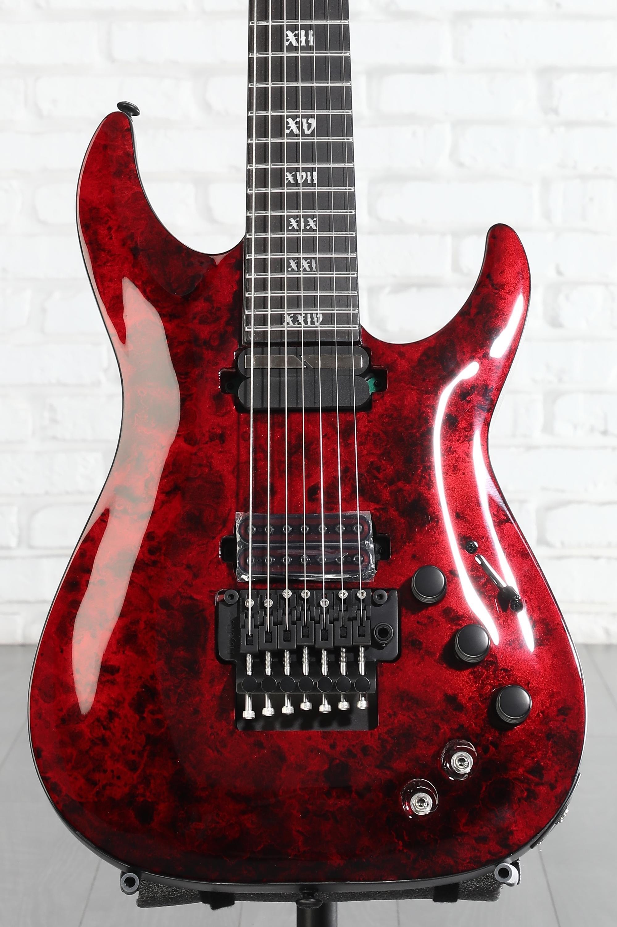 Schecter C-7 FR-S Apocalypse Electric Guitar - Red Reign | Sweetwater