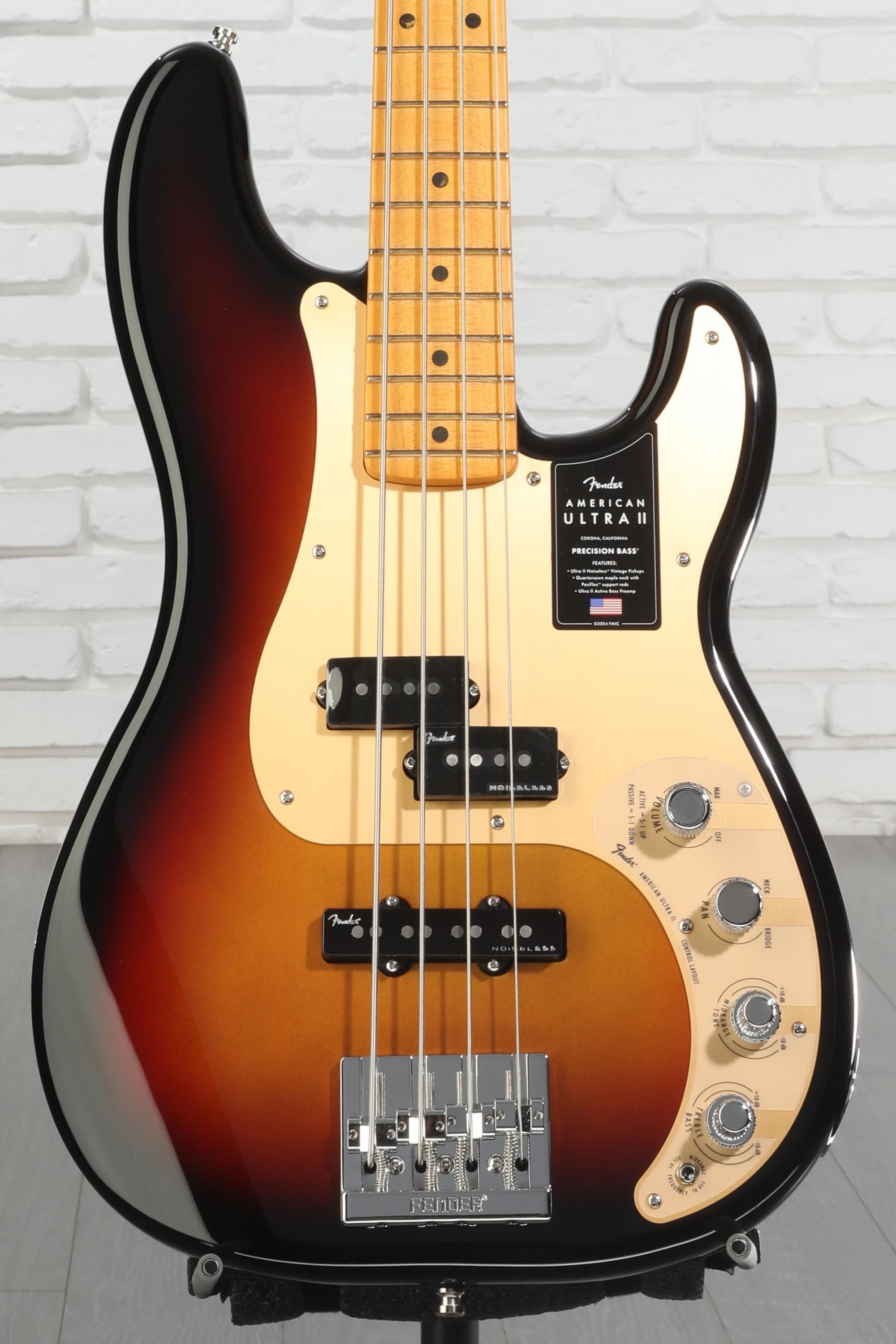 Fender American Ultra II Precision Bass - Ultraburst | Sweetwater