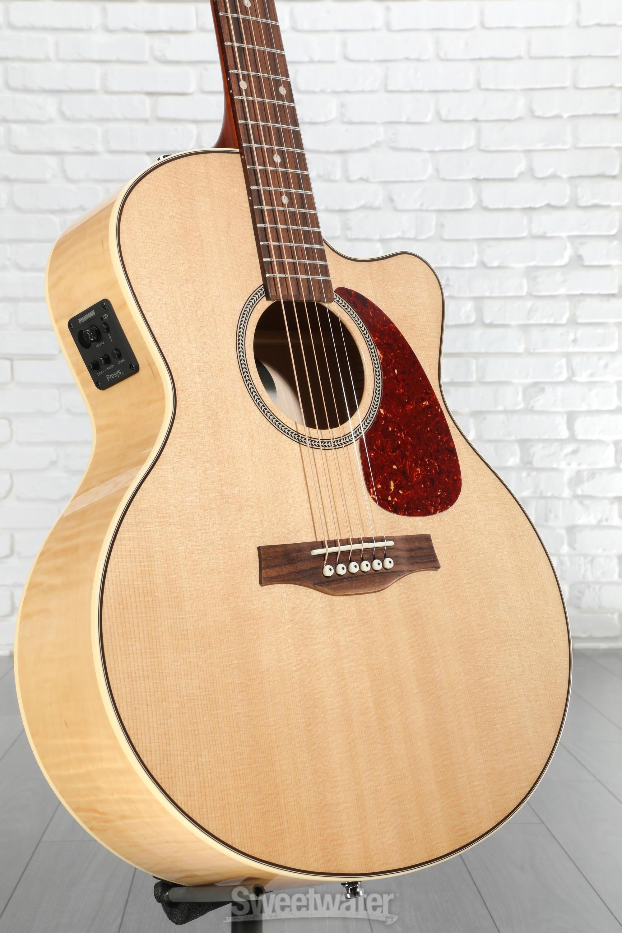 Seagull Guitars Performer Cutaway Mini-Jumbo Flame Maple Acoustic