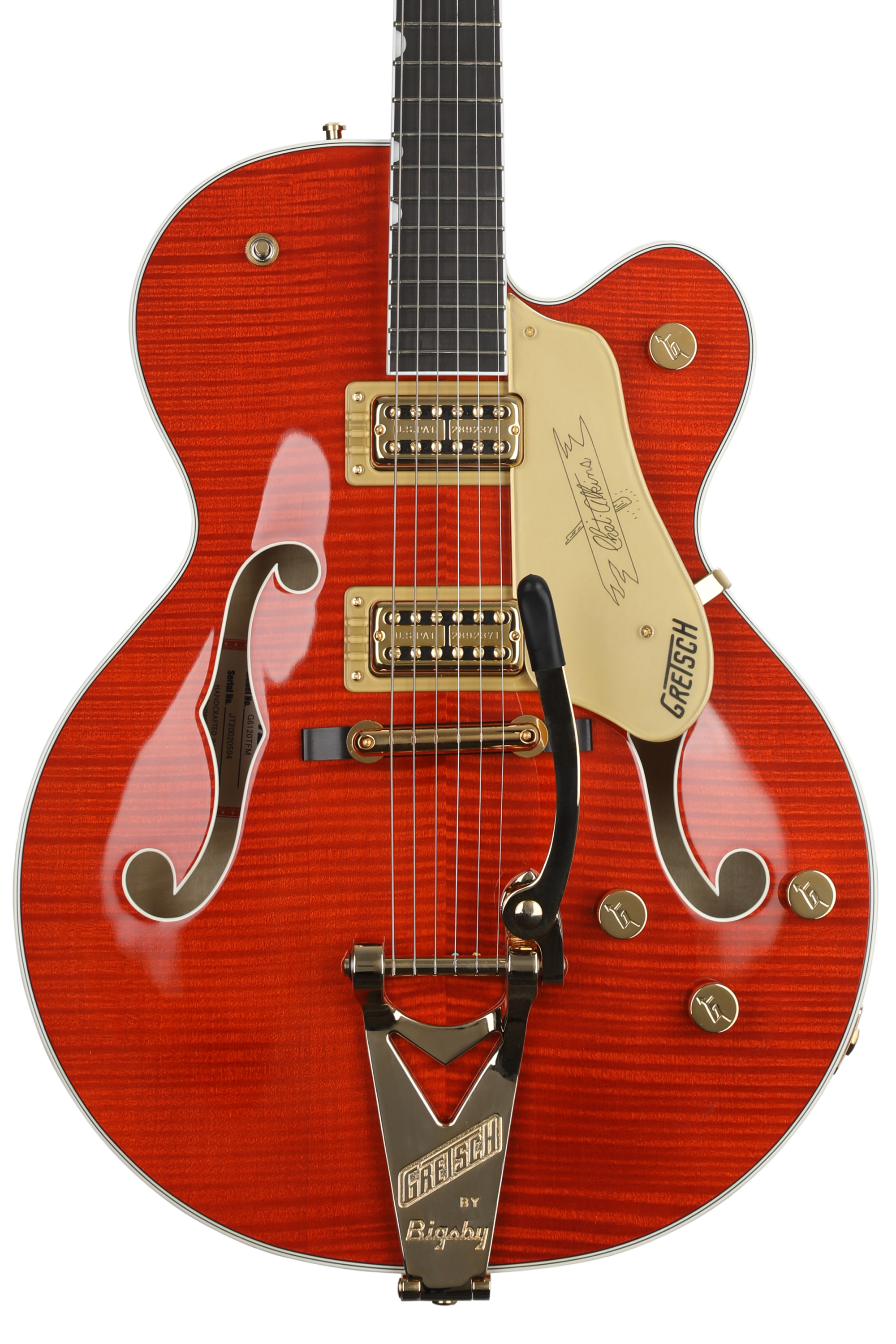 2018 Gretsch G6120TFM Nashville Chet Atkins Orange Stain