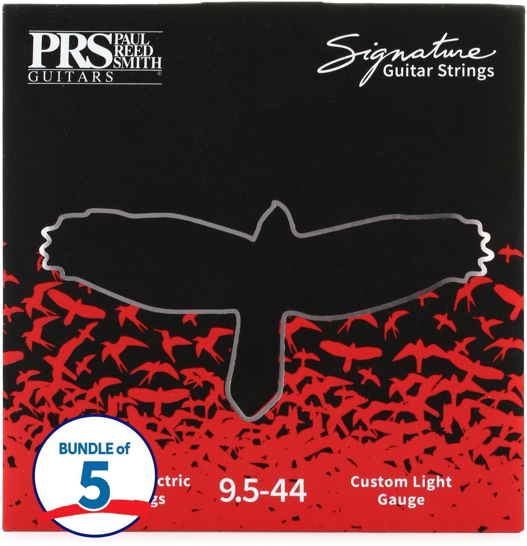 Photo of PRS Signature Electric Guitar Strings - .0095-.044 Custom Light 5-Pack