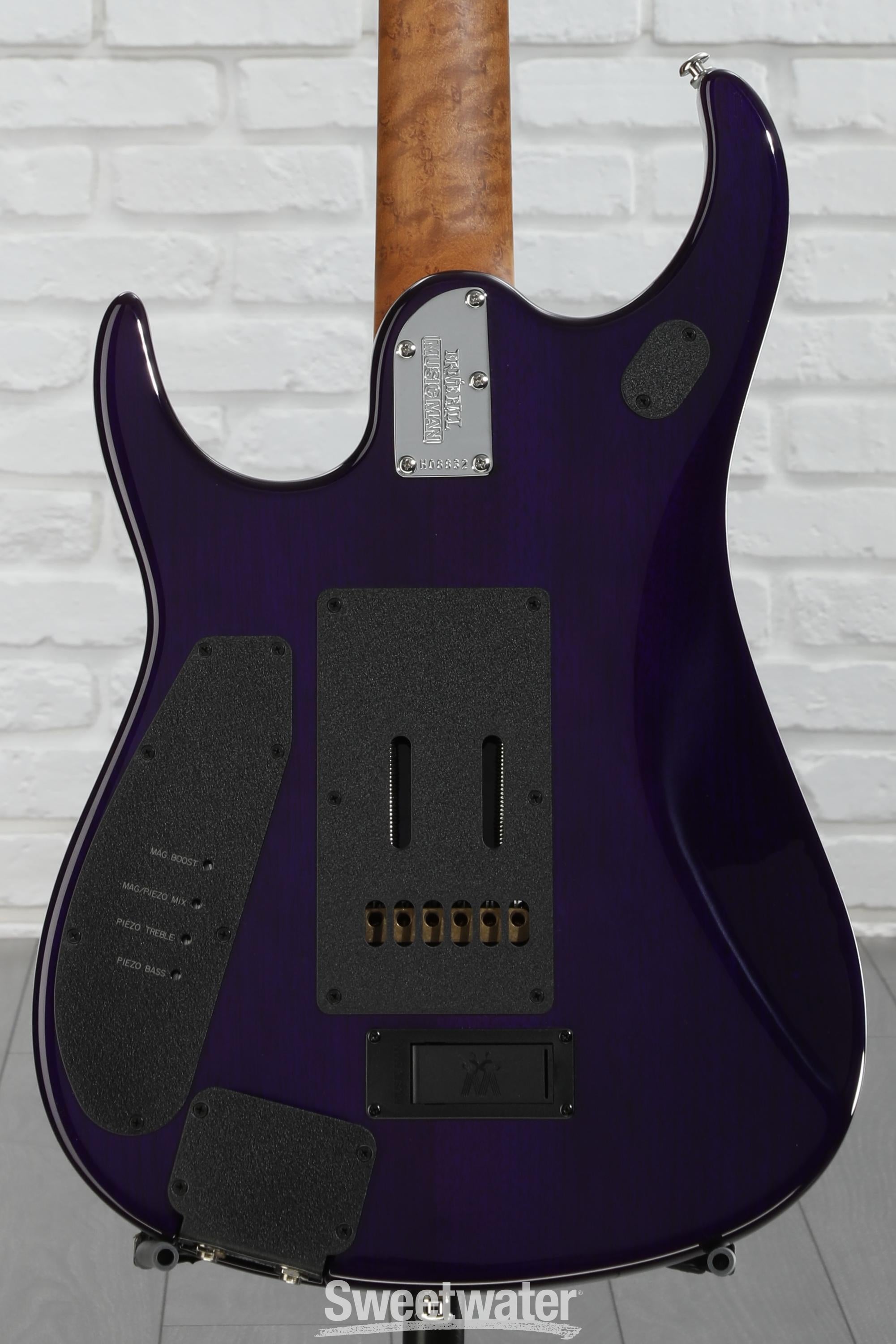 Ernie Ball Music Man JP15 Electric Guitar - Purple Nebula Quilt