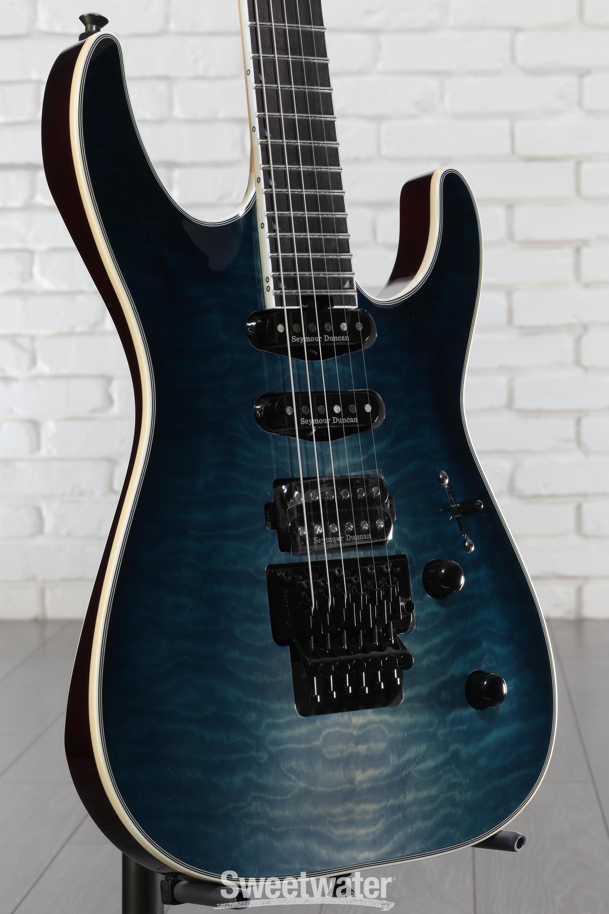 Jackson Pro Plus Series Soloist SLA3Q Electric Guitar - Polar