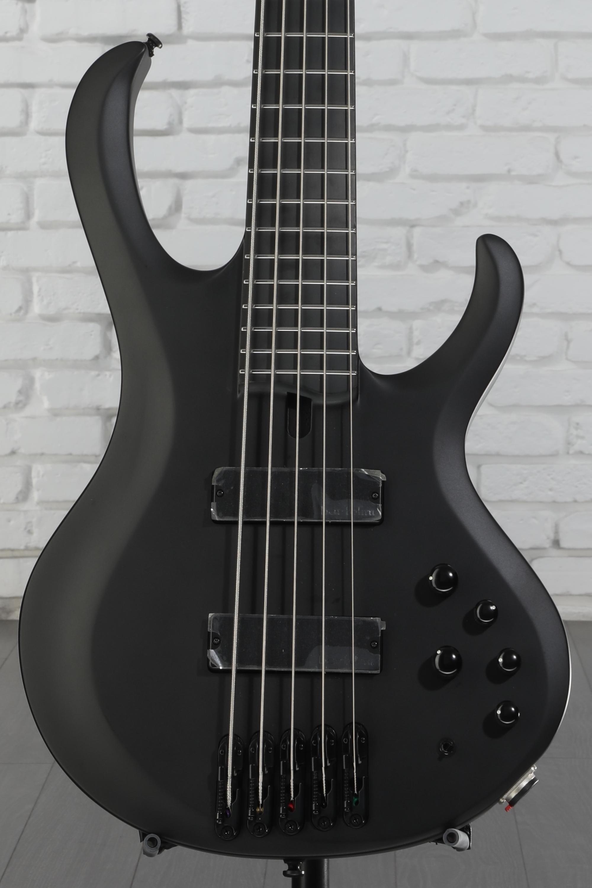 Ibanez Iron Label BTB652EX - Black Flat | Sweetwater