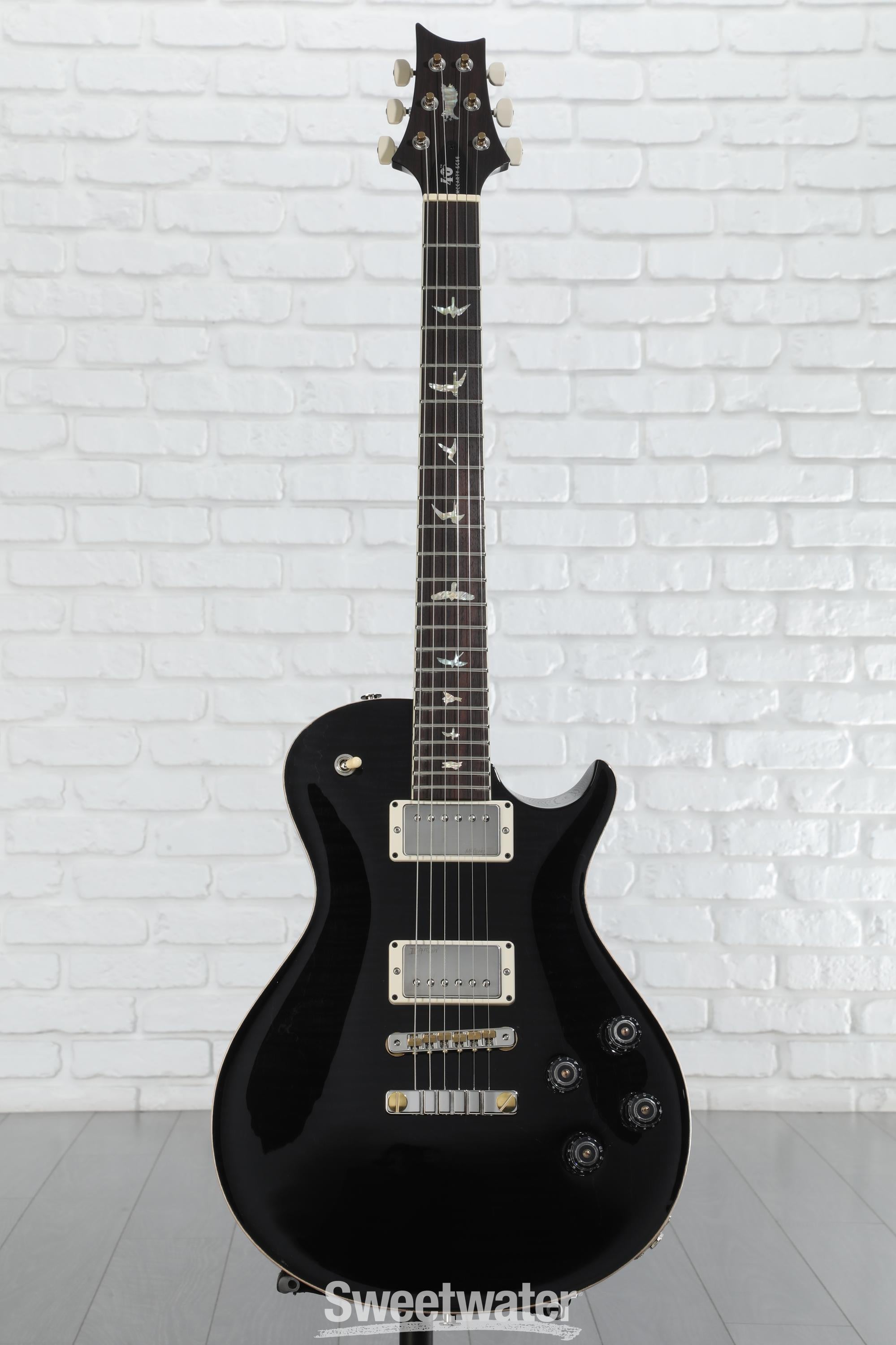 PRS Custom 22 Electric Guitar - Charcoal Burst 10-Top