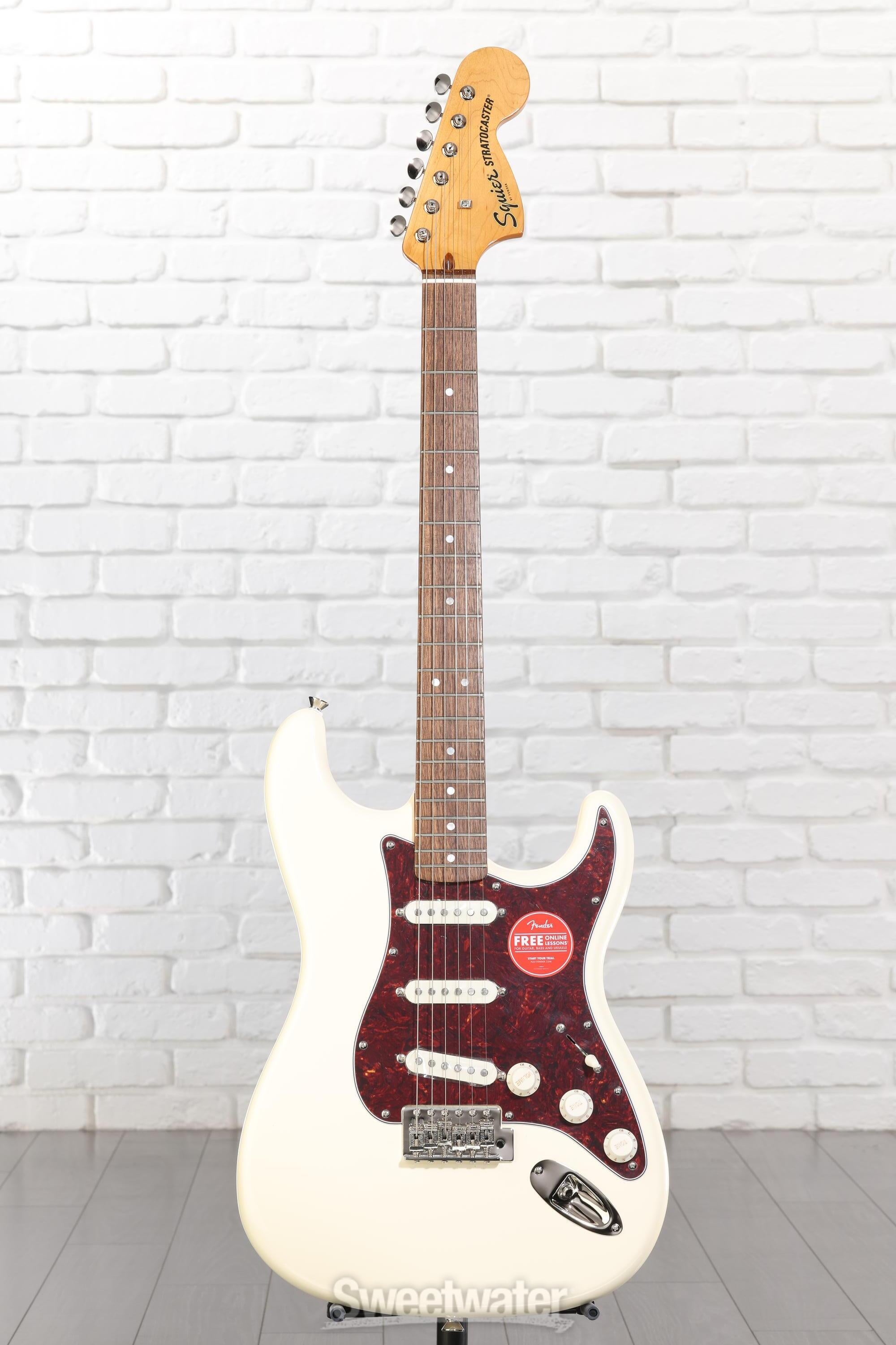 Squier Classic Vibe '70s Stratocaster - Olympic White | Sweetwater