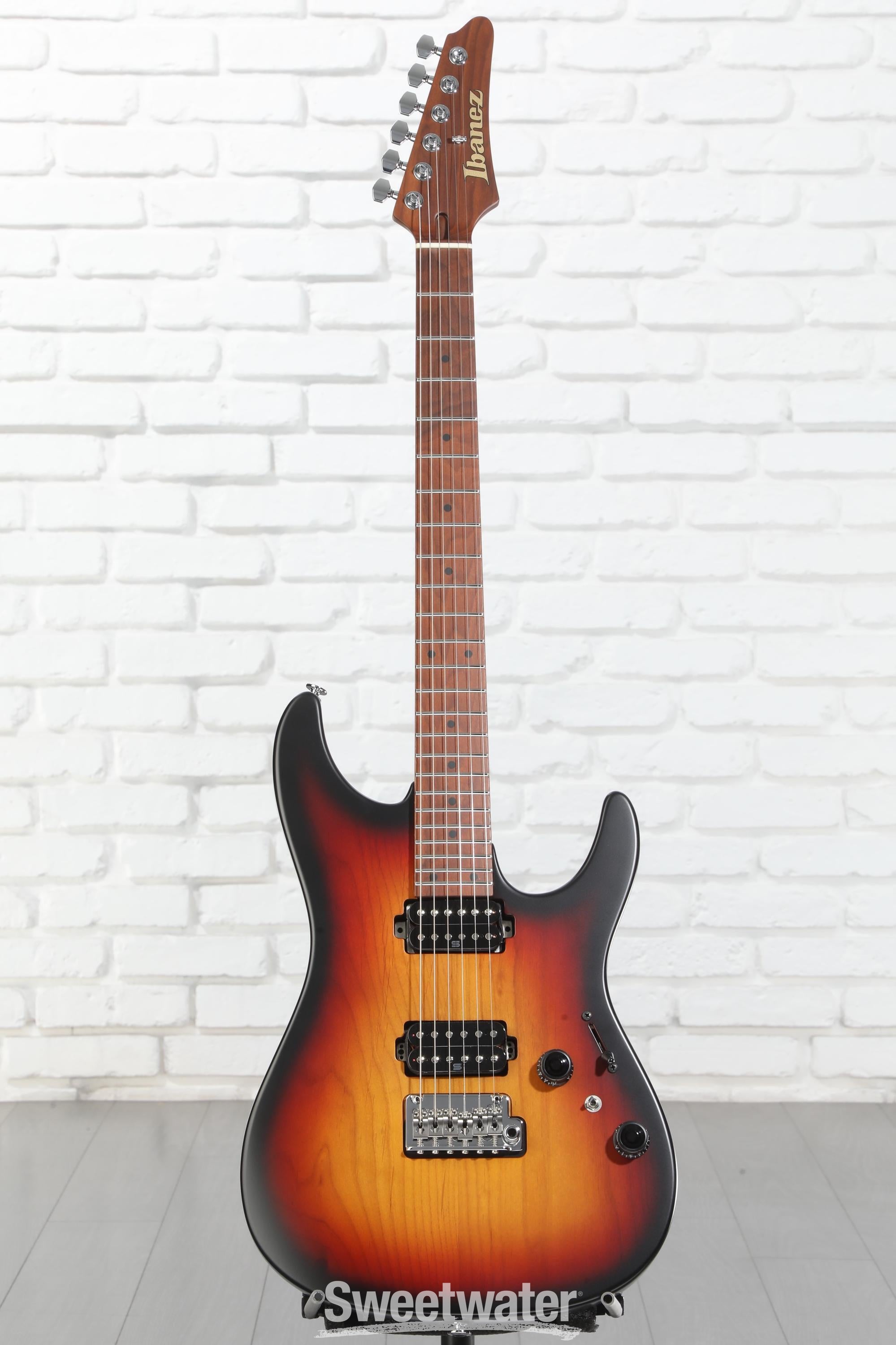 Ibanez Prestige AZ2402 Electric Guitar - Tri Burst Fade Flat