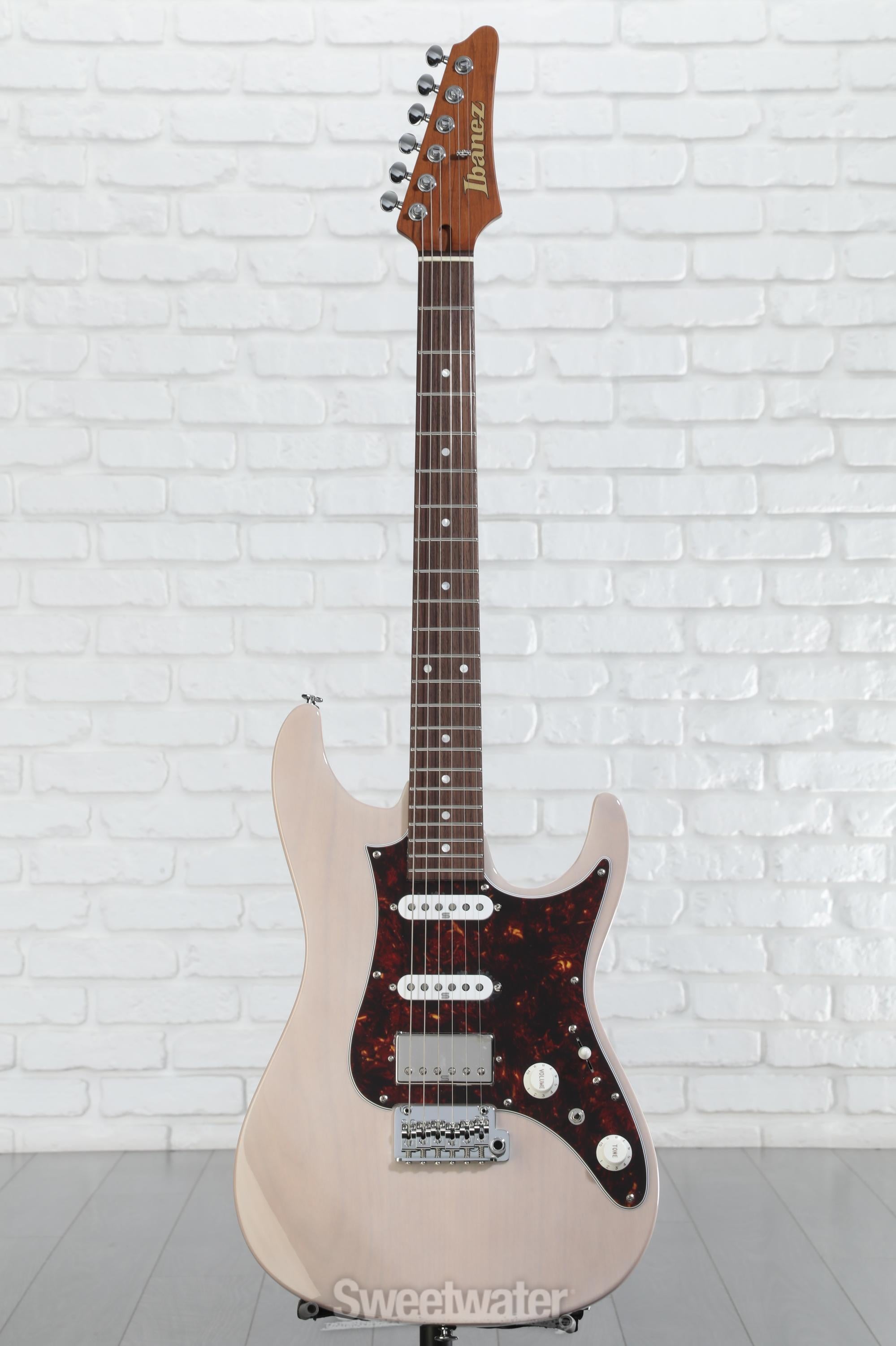 【海外限定】 Ibanez Prestige AZ2204N Electric Guitar - Antique White ギター