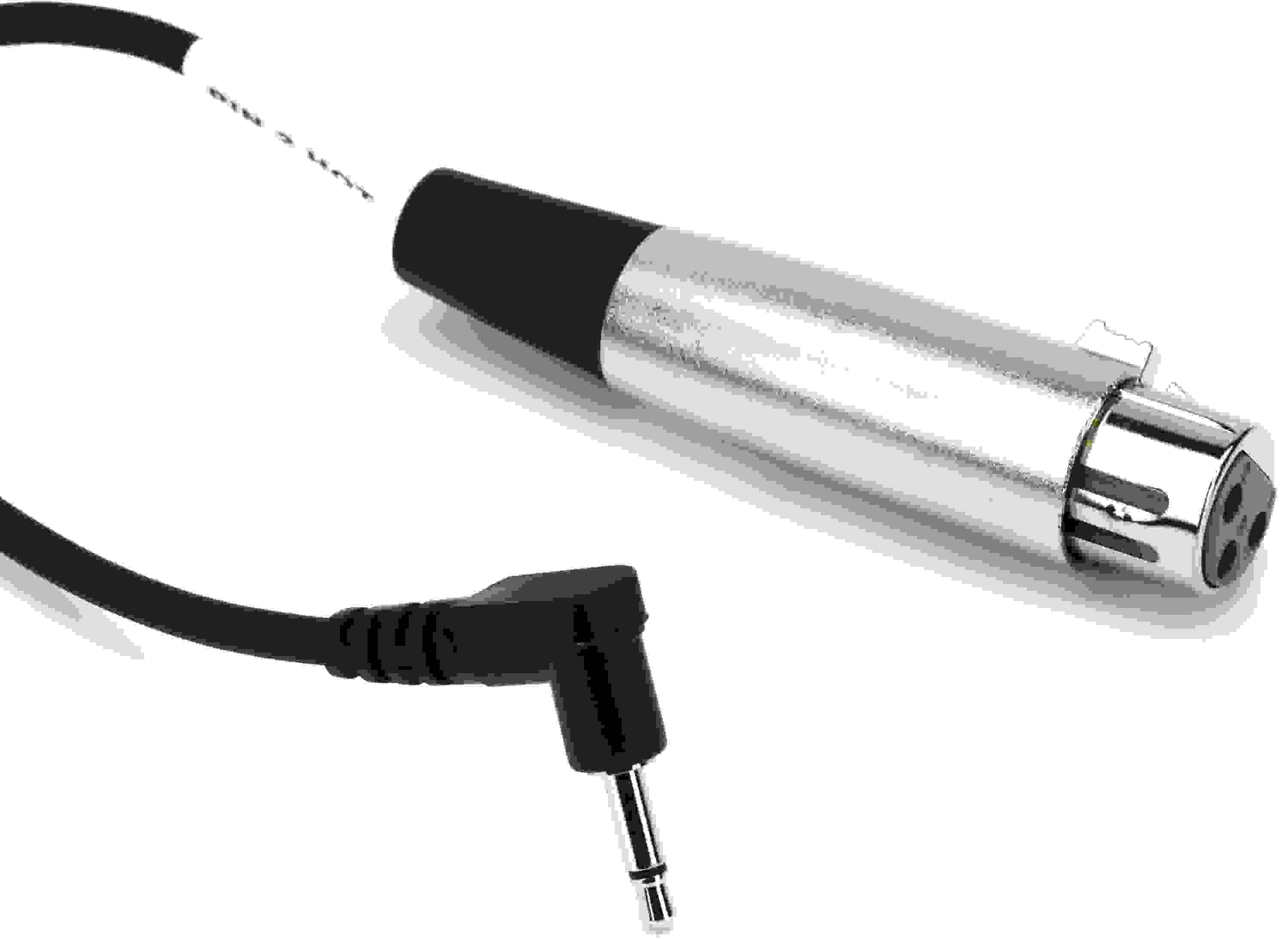 Hosa XVM-305F XLR Female to Right Angle 3.5mm TS Male Cable - 5 foot