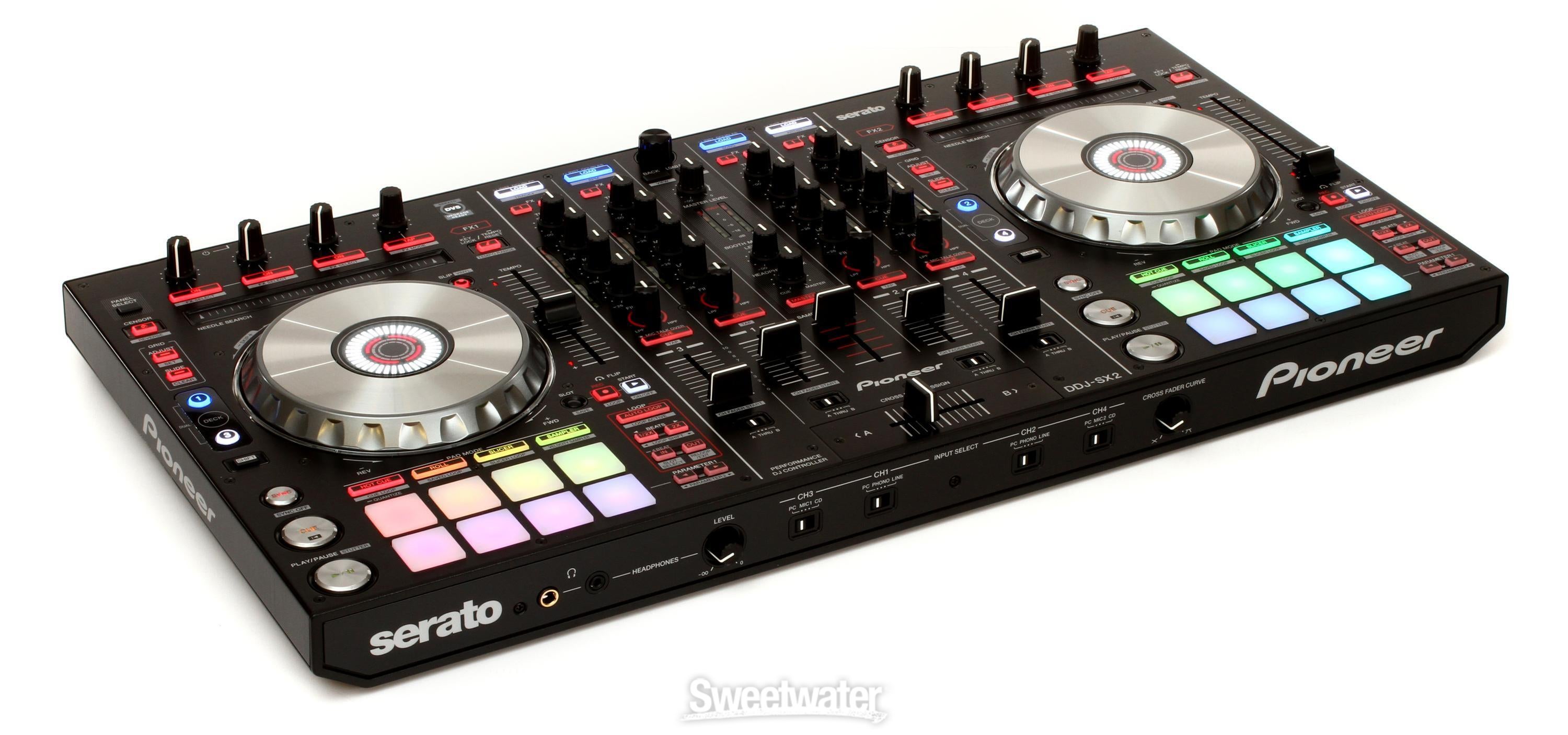 Pioneer DJ DDJ-SX2 4-deck Serato DJ Pro Controller | Sweetwater