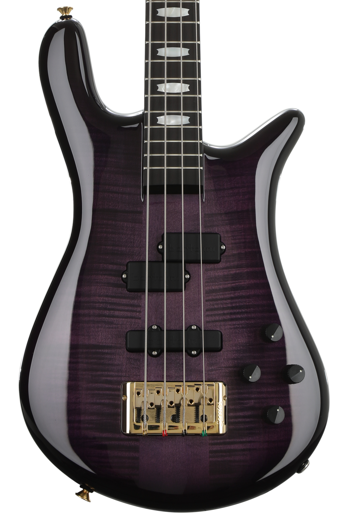 ベース Spector Euro 4LX PW Magenta Pink Gloss Euro4 LX by Spector Bass Guitars