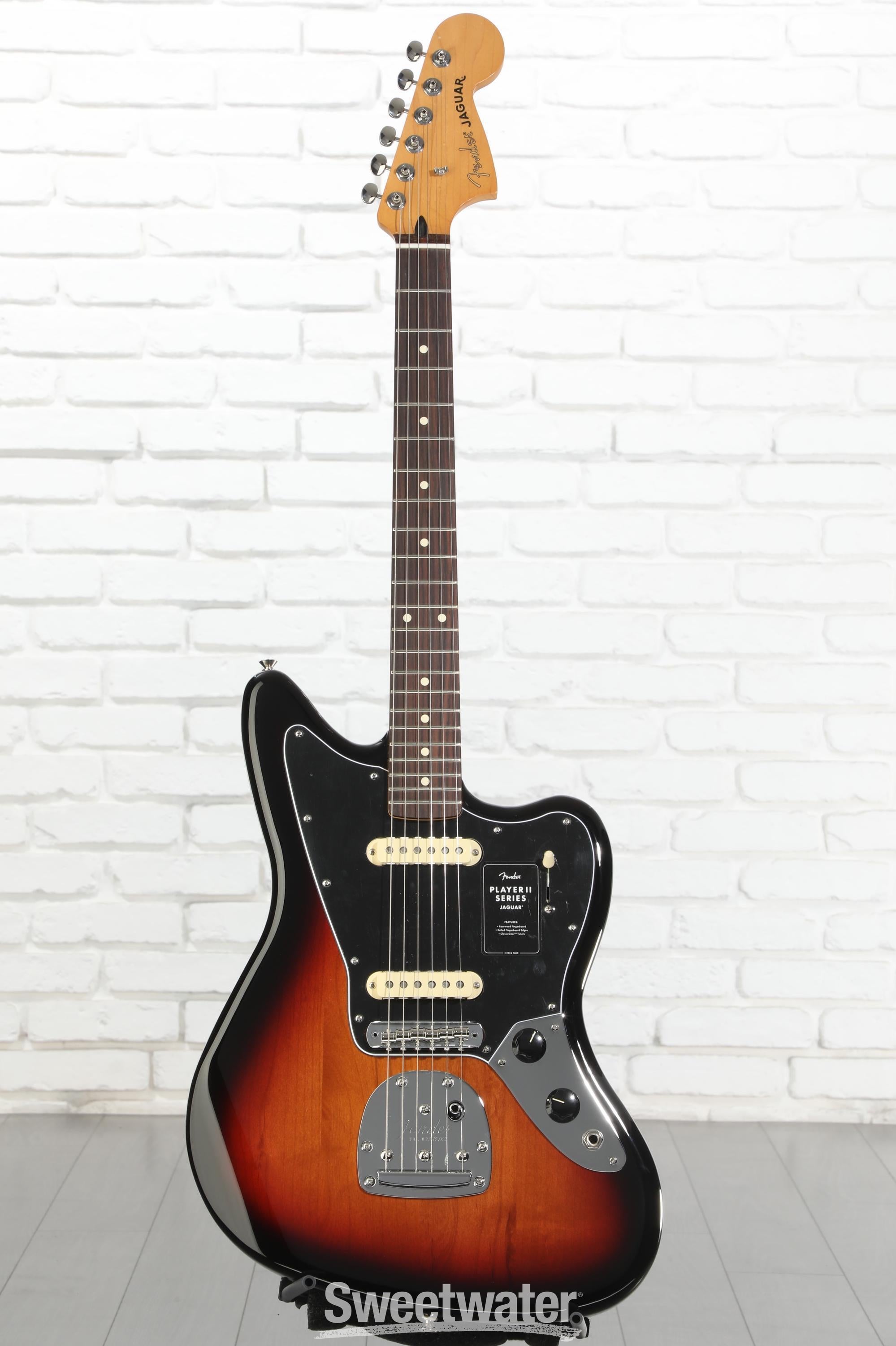 Fender Player II Jaguar Electric Guitar - 3-color Sunburst