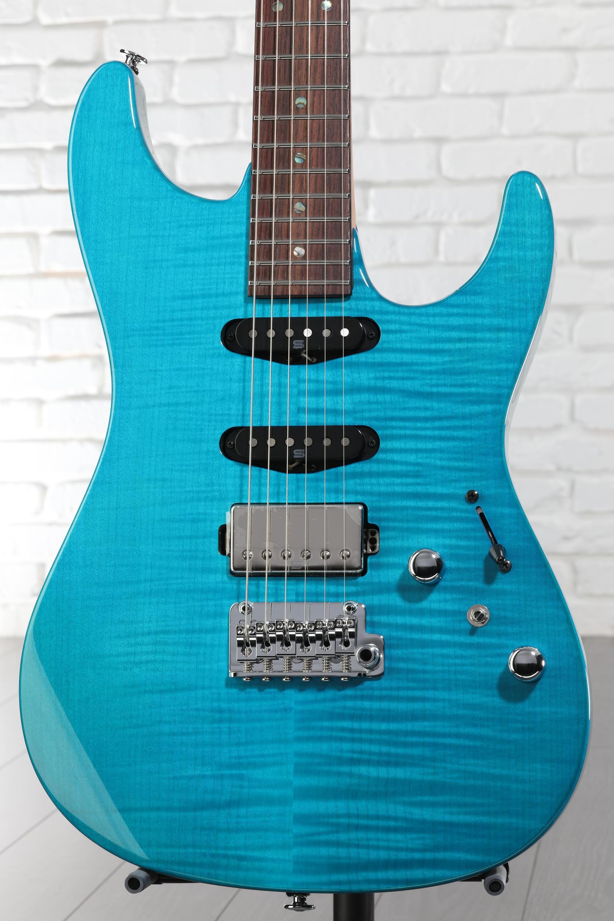ギター CARL MARTIN blue ranger Ibanez Martin Miller Signature MMN1 Electric Guitar - Transparent