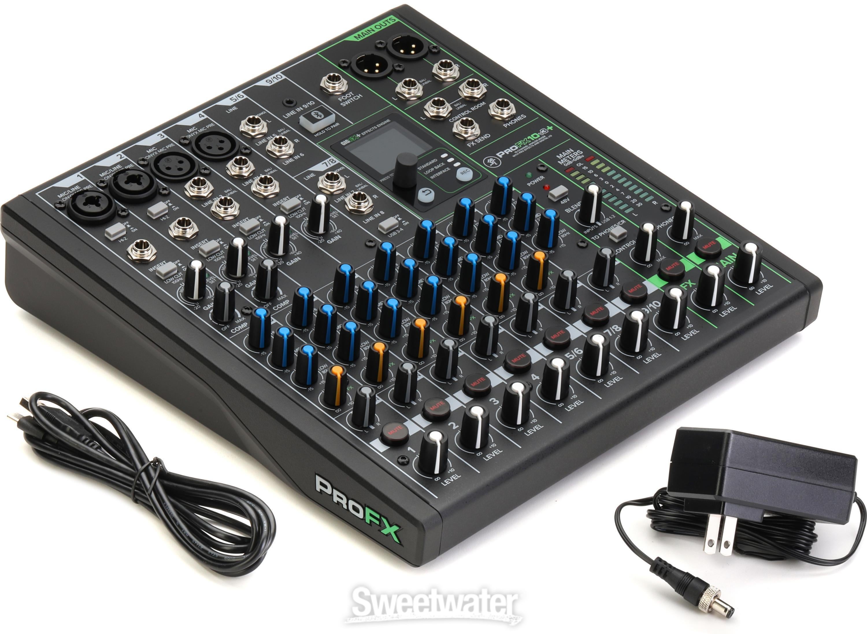 Mackie ProFX10v3+ 10-channel Mixer | Sweetwater