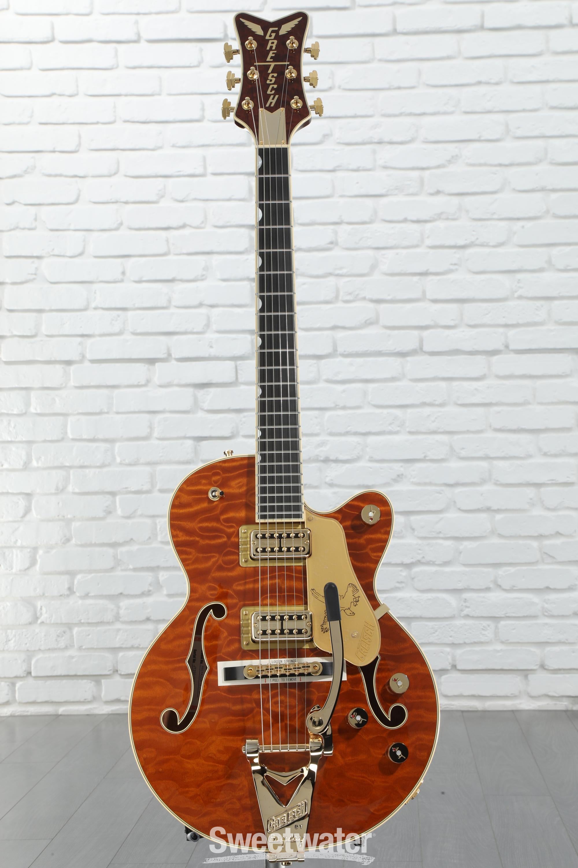 【超ポイント祭?期間限定】 Gretsch Limited Quilt Falcon Jr. Semi-hollowbody Electric ギター