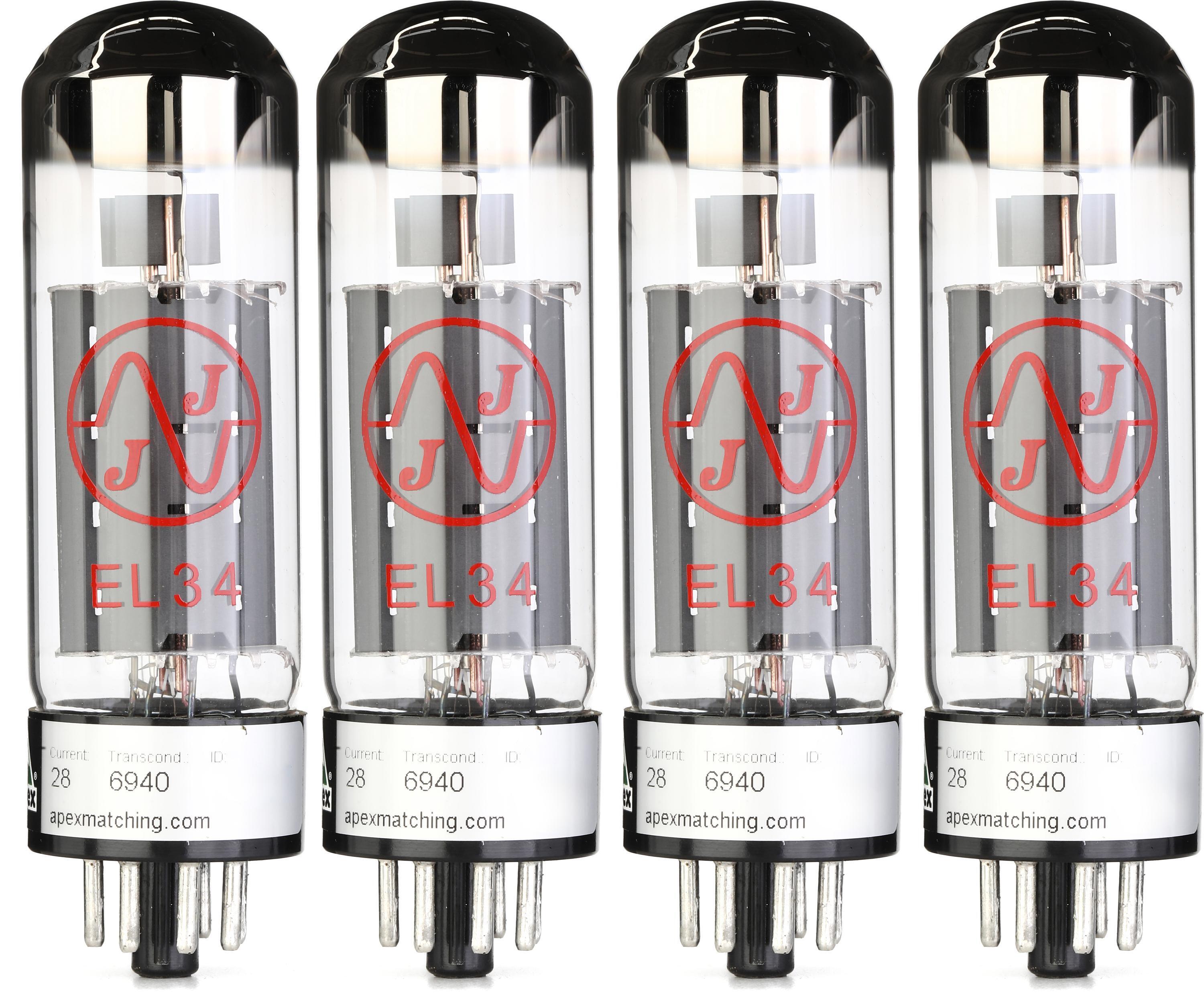 Groove Tubes GT-E34LS Power Tubes - Medium Quartet | Sweetwater