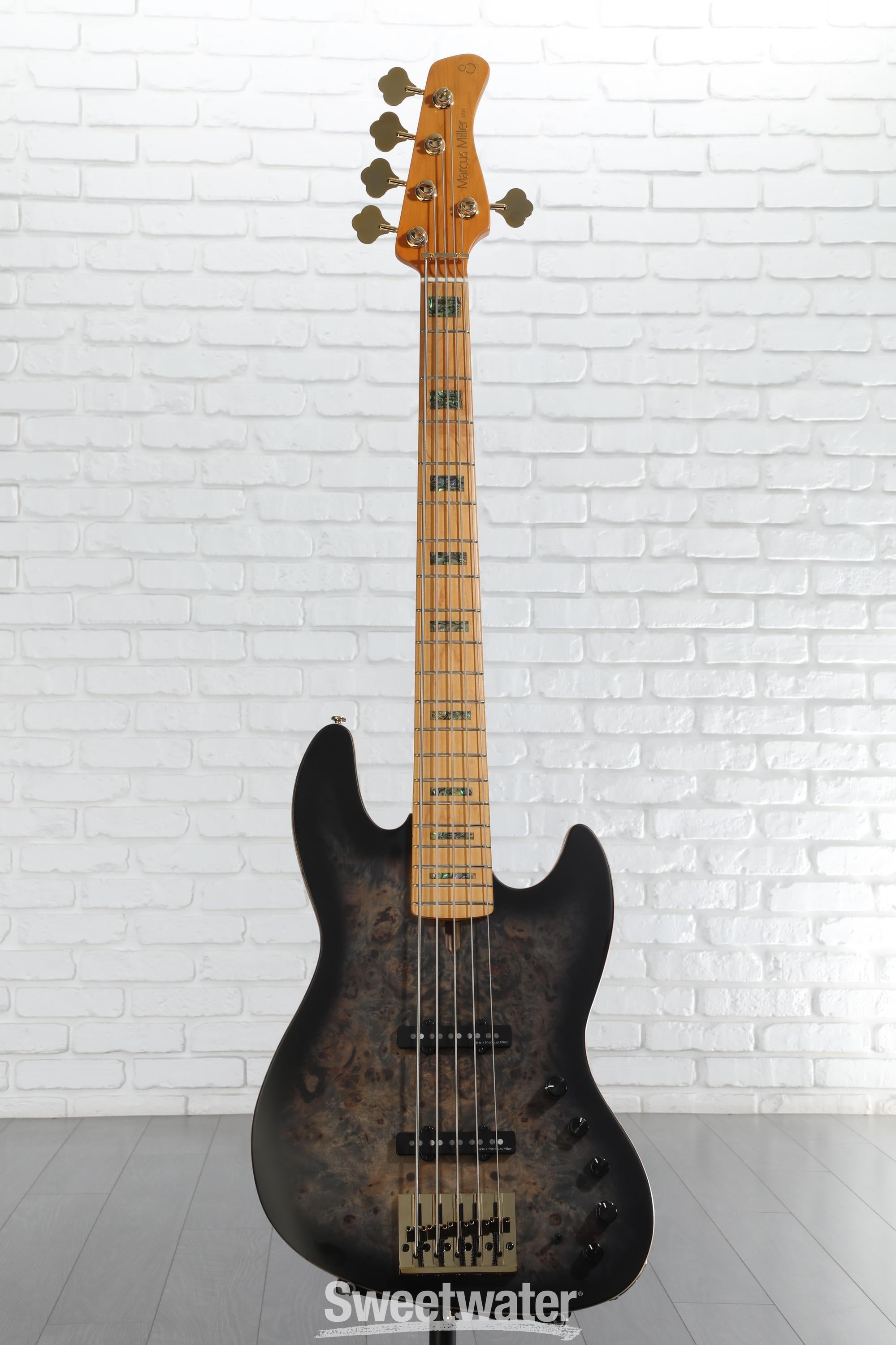 Sire Marcus Miller V10 5-string Bass Guitar - Trans Black