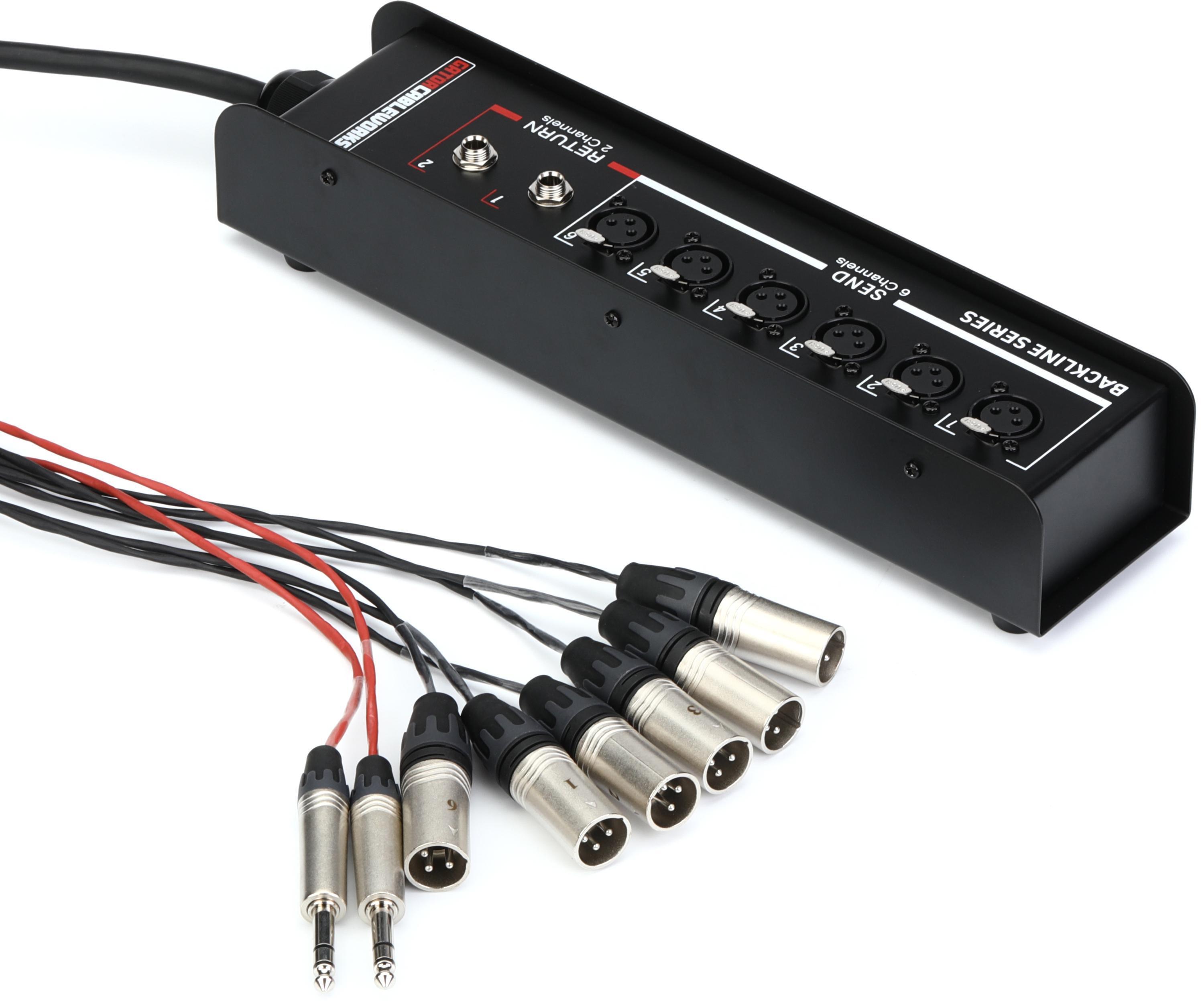 Photo of Gator Cableworks Backline Series 6 x 2 Drop Snake - 30 foot