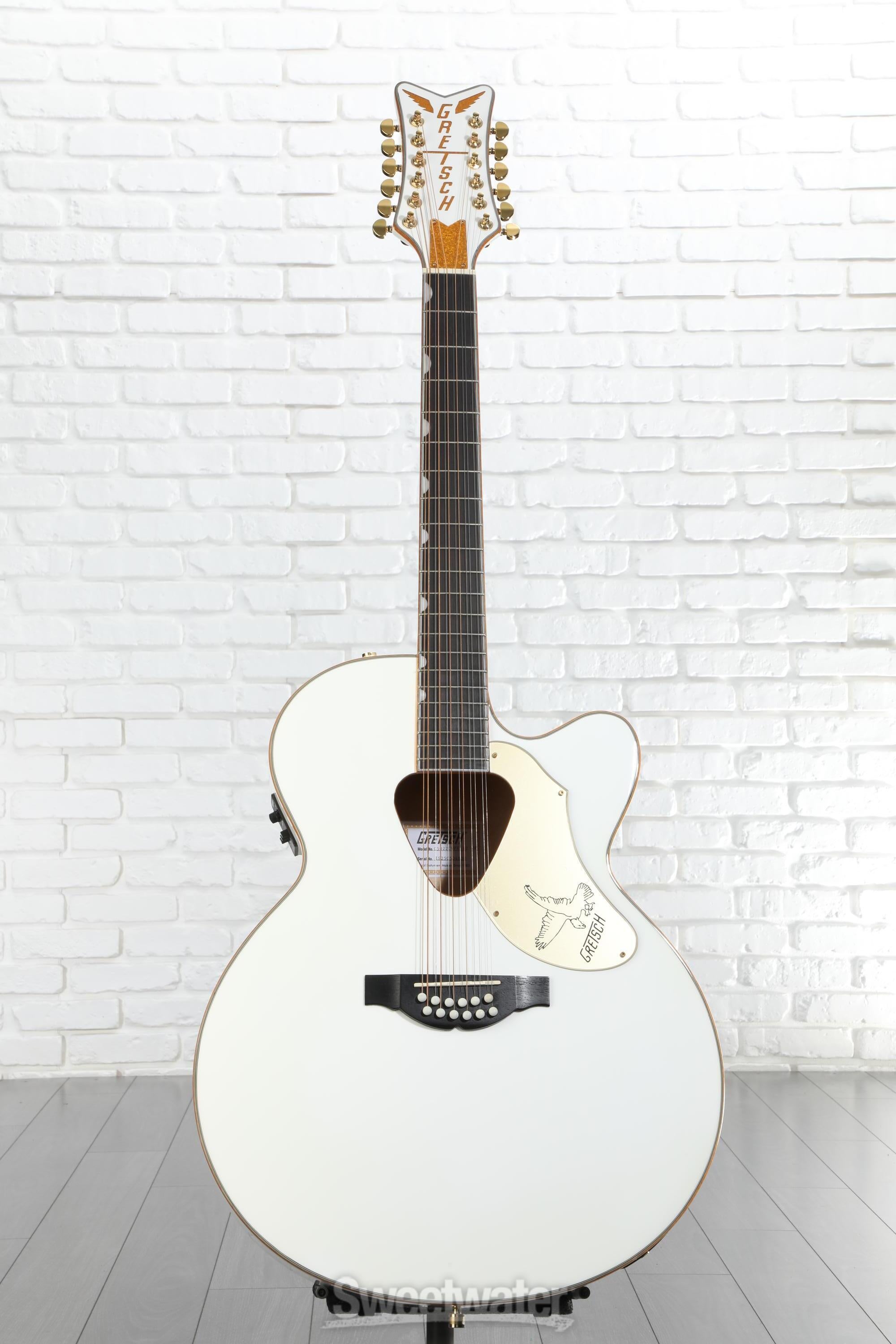 Gretsch G5022CWFE-12 Rancher Falcon Jumbo - White | Sweetwater