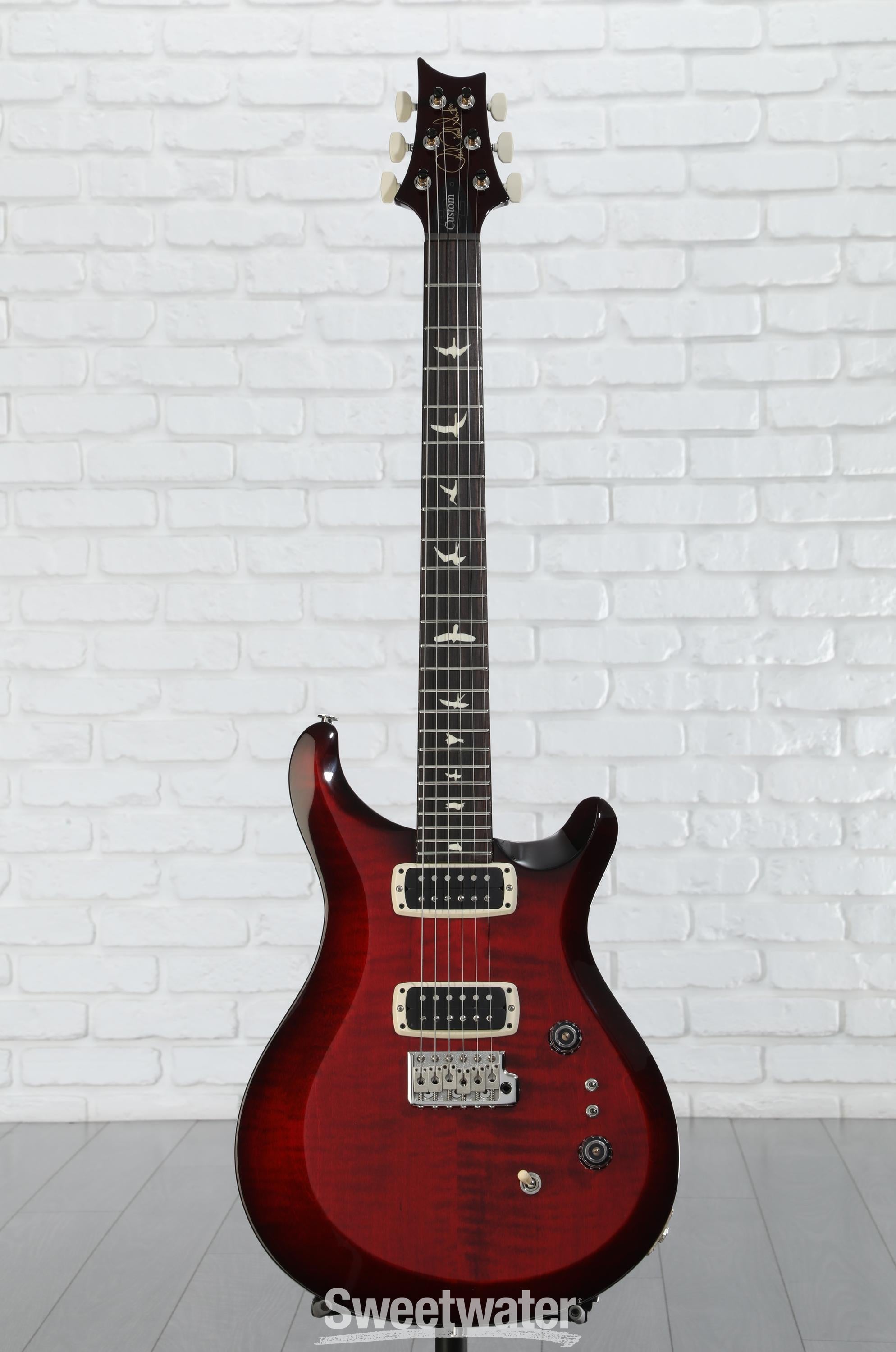 PRS S2 Custom 24-08 Electric Guitar - Fire Red Burst