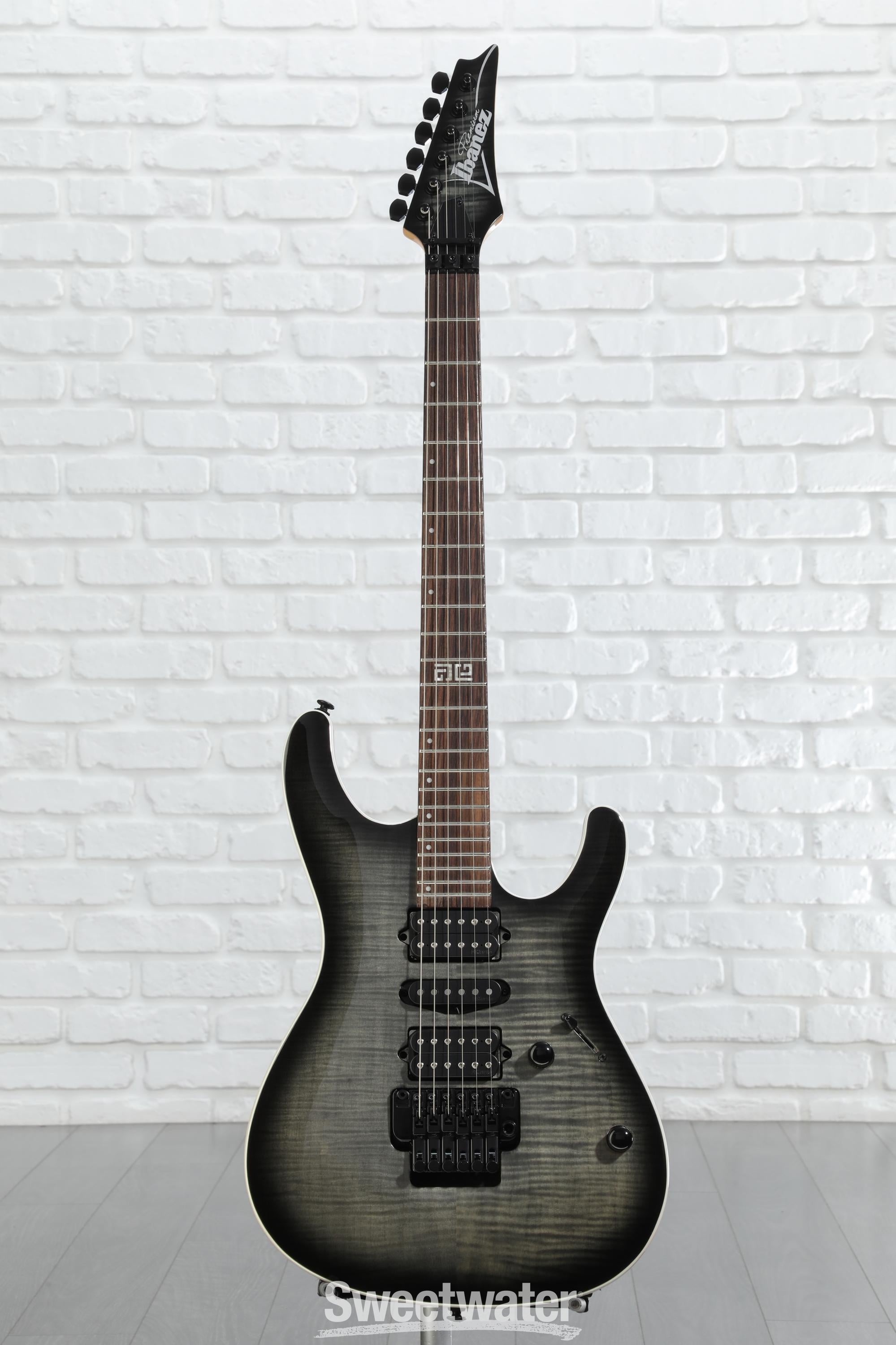 上品スタイル Ibanez Kiko Loureiro Signature KIKO10P - Transparent Grey ギター