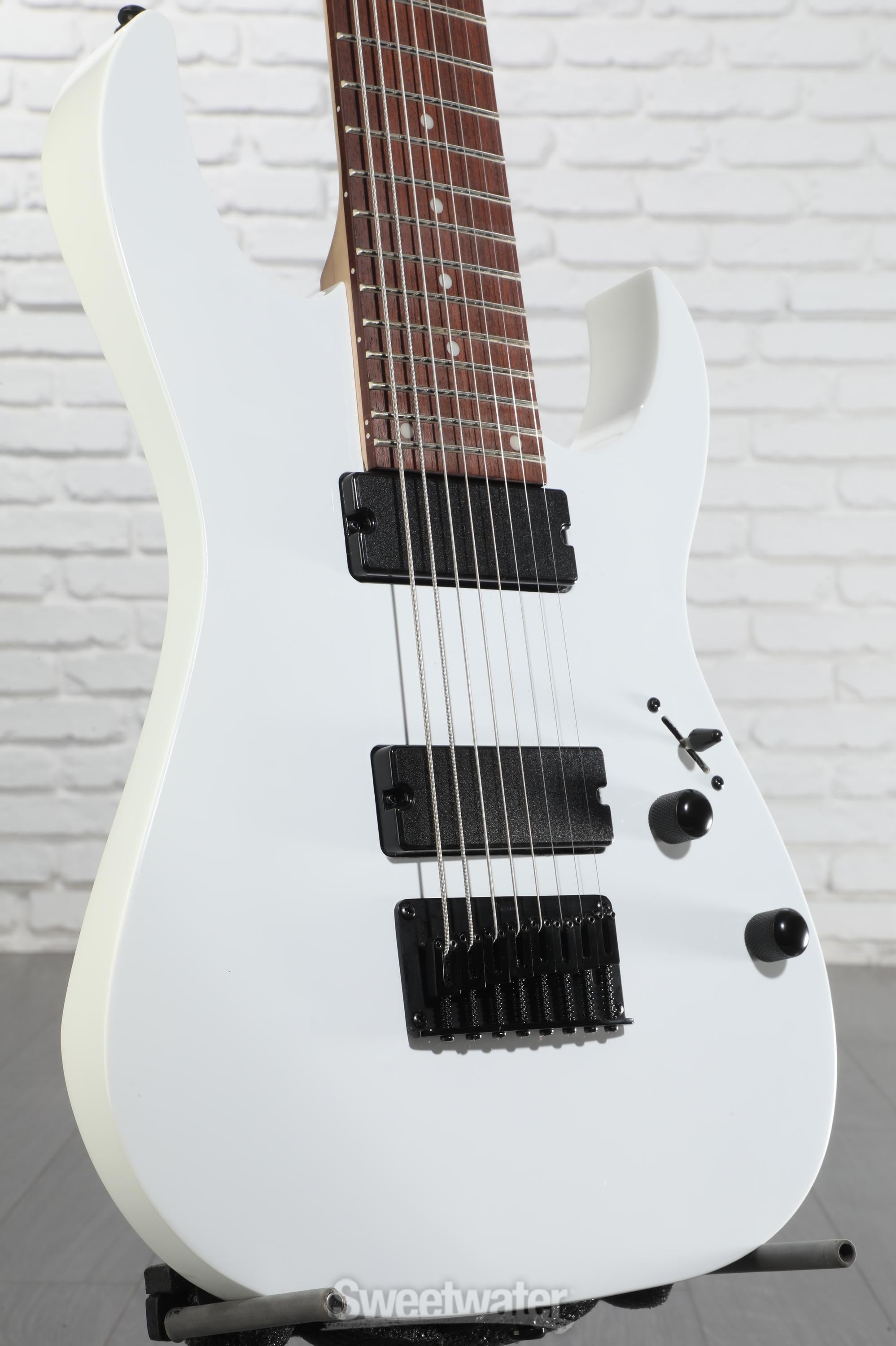 Ibanez RG Standard RG8 8-string Electric Guitar - White | Sweetwater