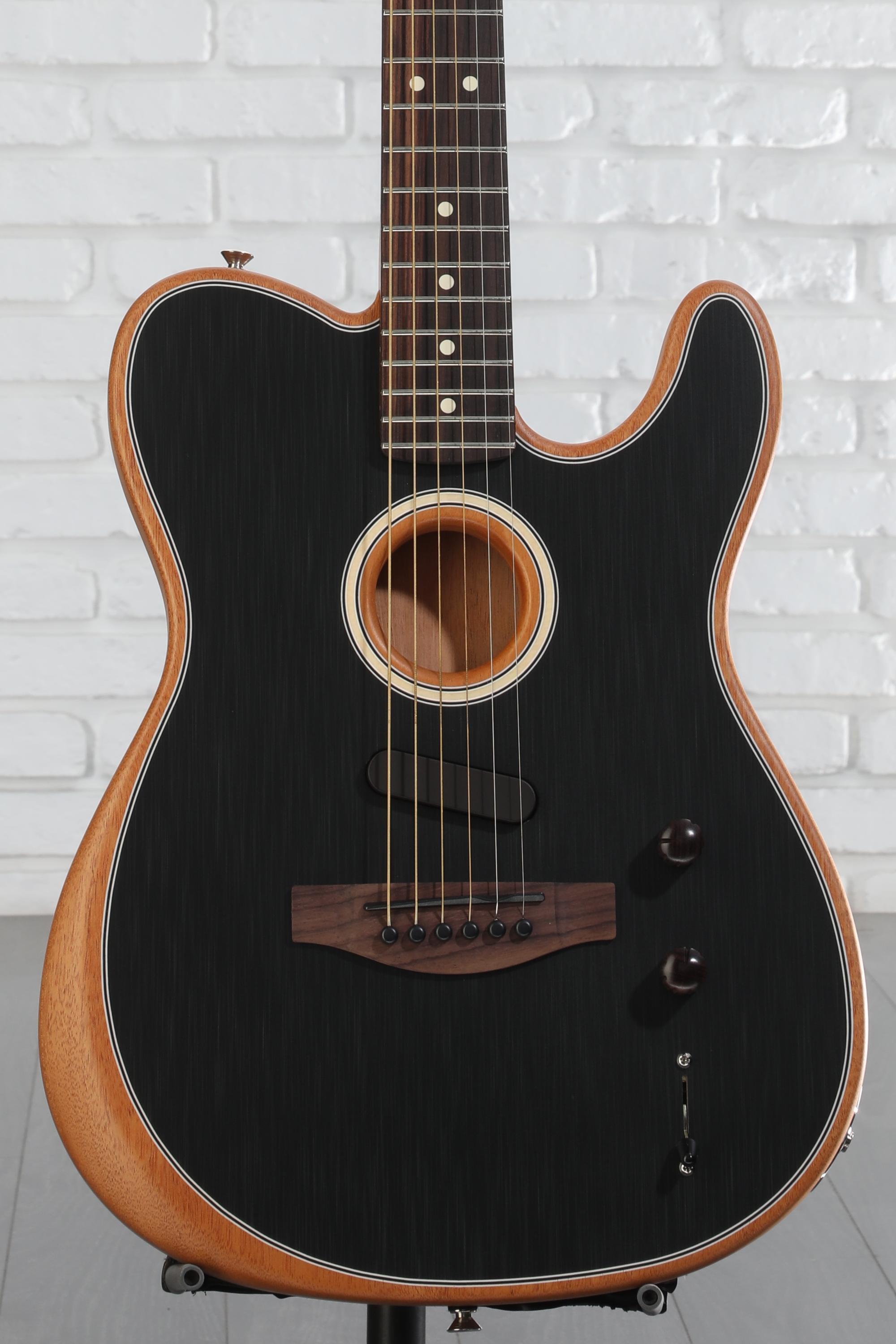 ギター Acoustasonic Player Telecaster Black Fender Acoustasonic Player Telecaster Acoustic-electric