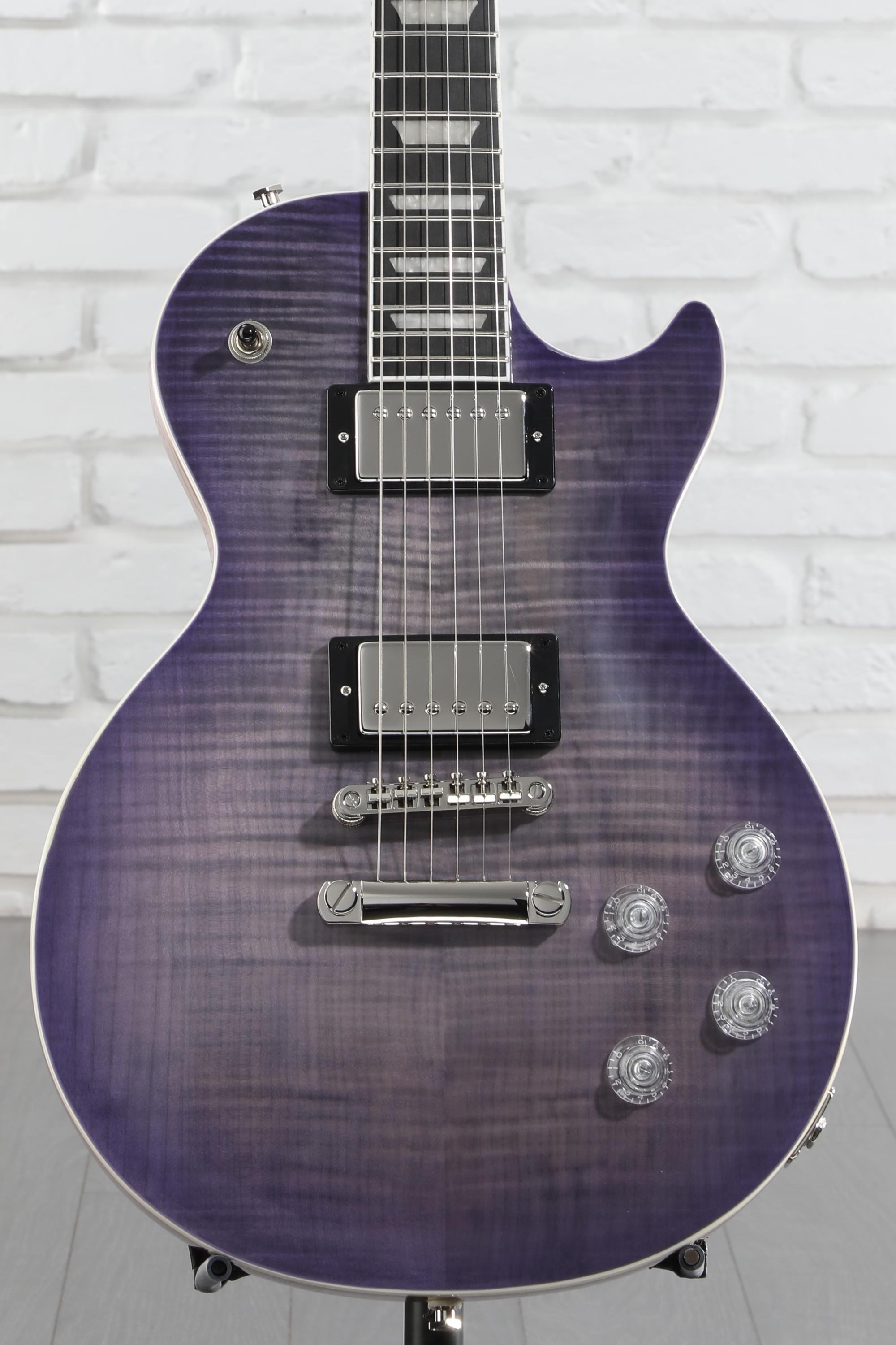Epiphone Les Paul Plus Top パープル Epiphone Les Paul Modern Figured Electric Guitar - Purple