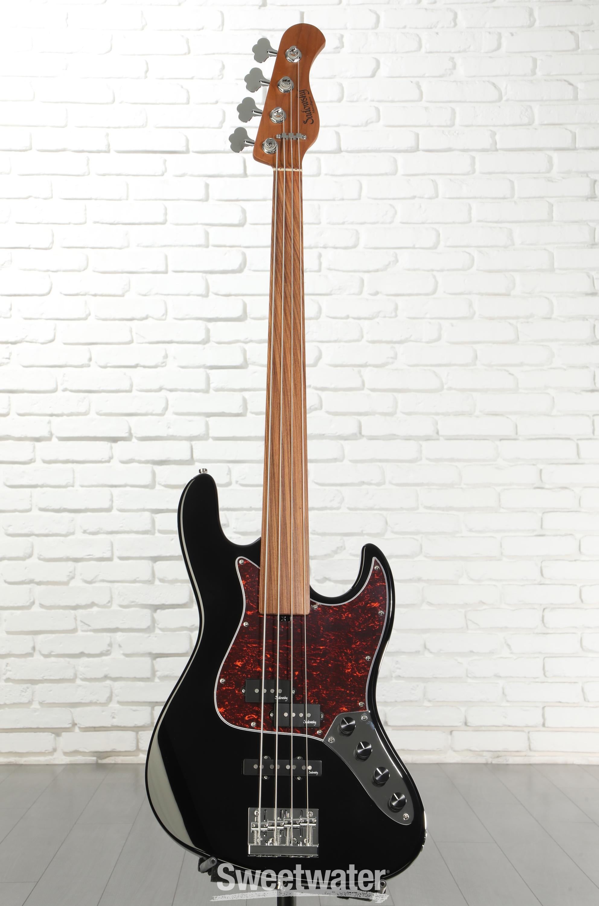 Sadowsky MetroExpress Hybrid PJ Fretless 4-string Bass - Black