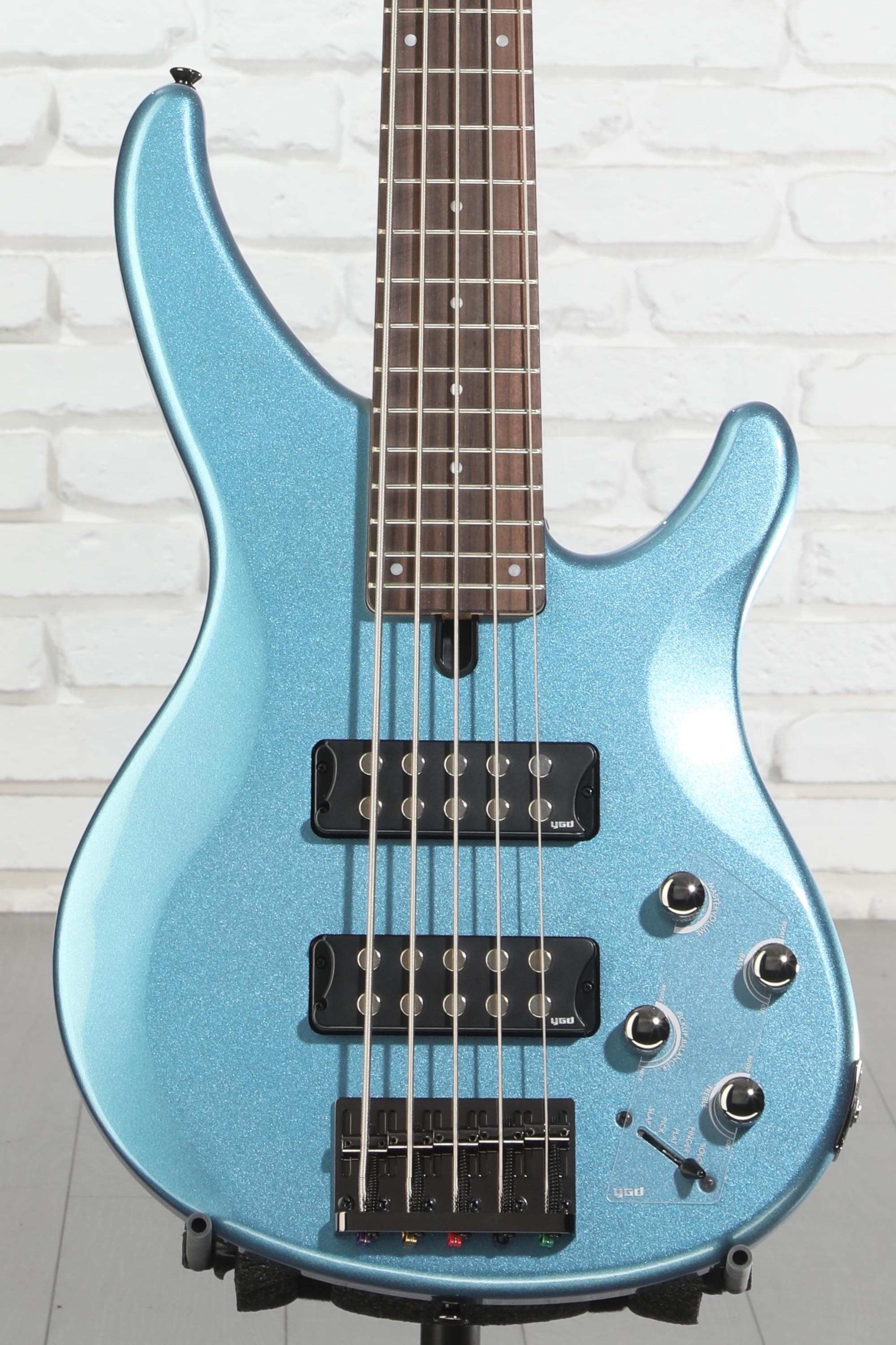 Yamaha TRBX305 5-string Bass Guitar - Factory Blue | Sweetwater