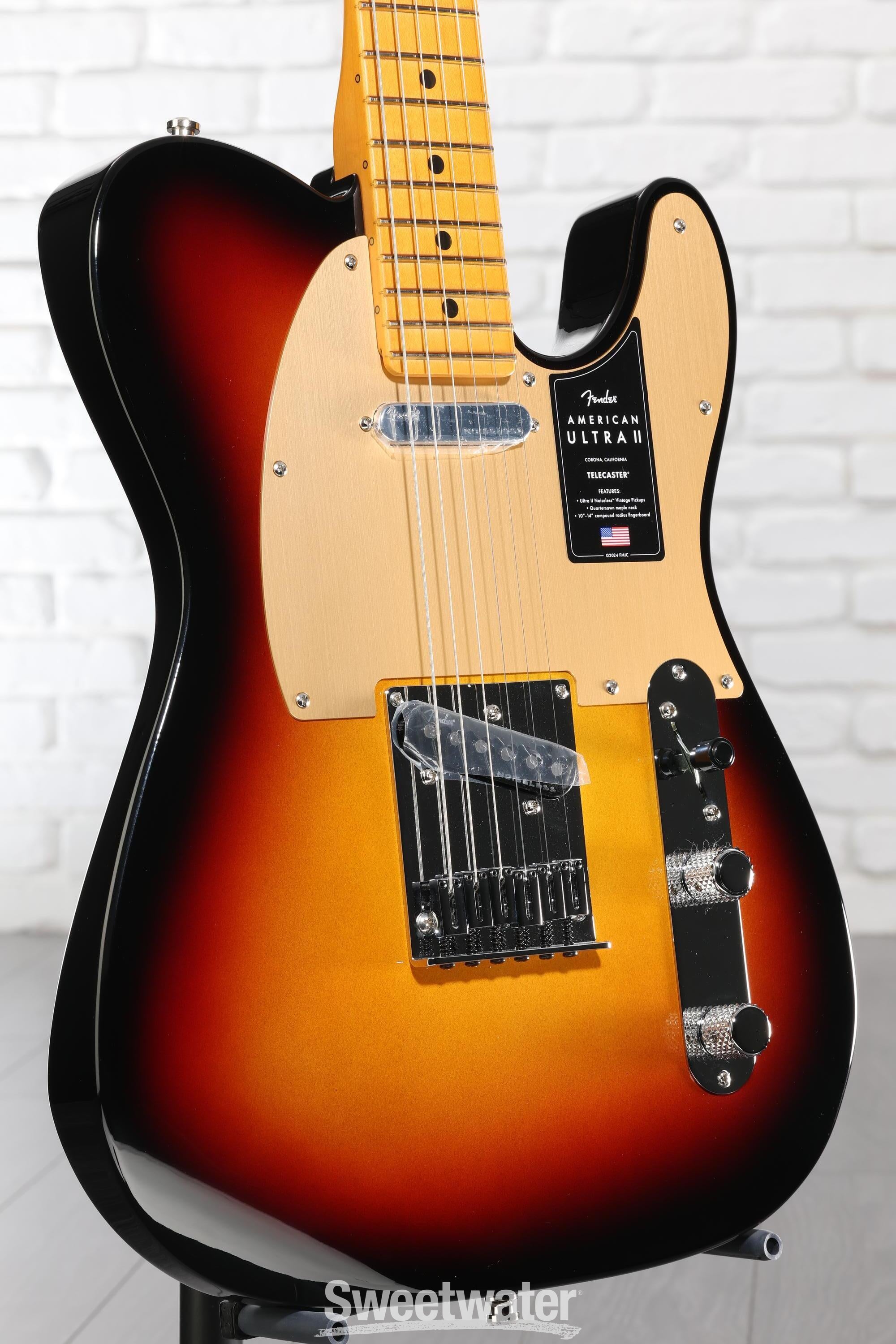 ギター Fender USA American Ultra Telecaster Fender American Ultra II Telecaster Electric Guitar - Ultraburst