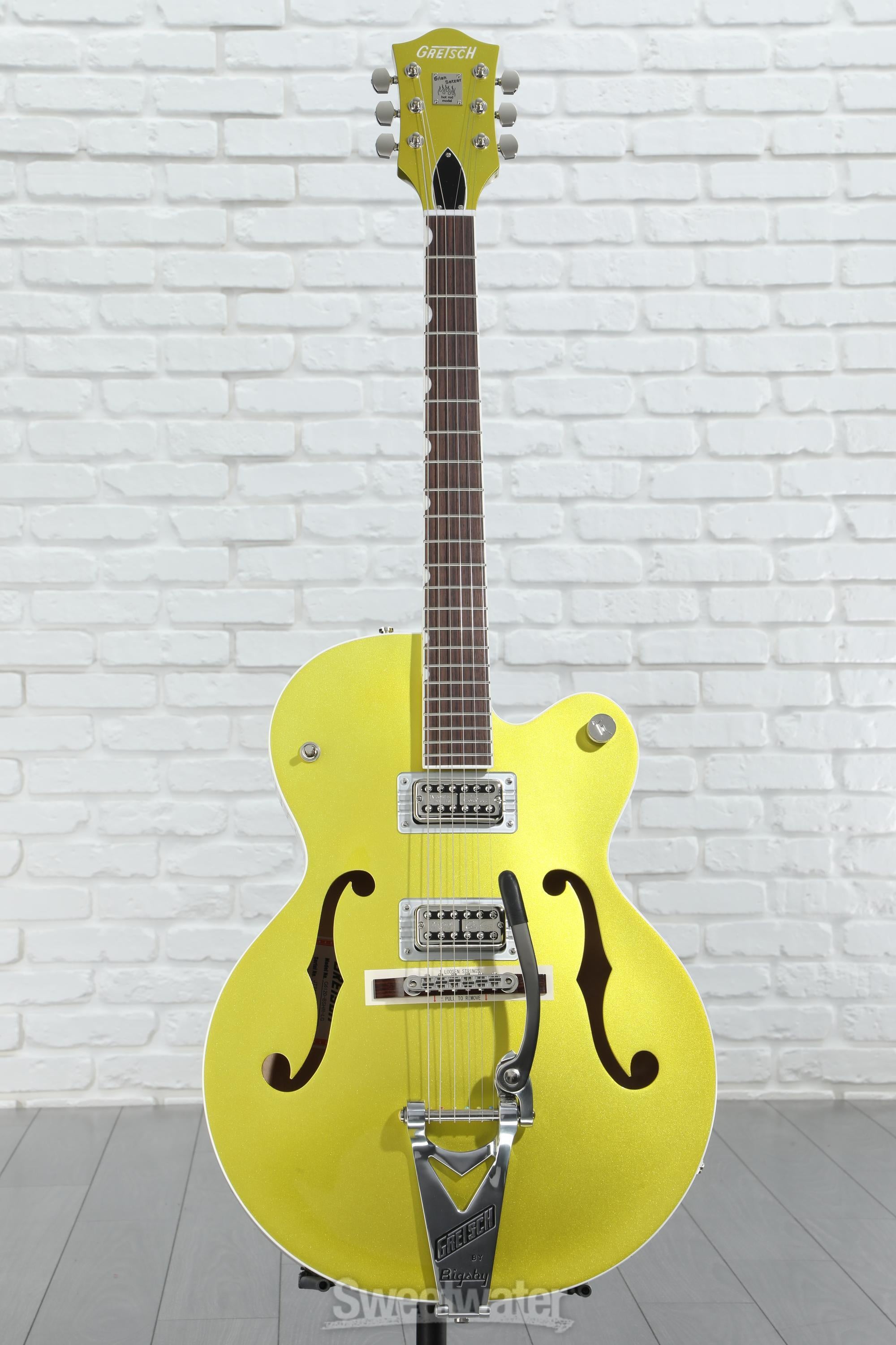 Gretsch G6120T Brian Setzer Signature Hot Rod - Lime Gold