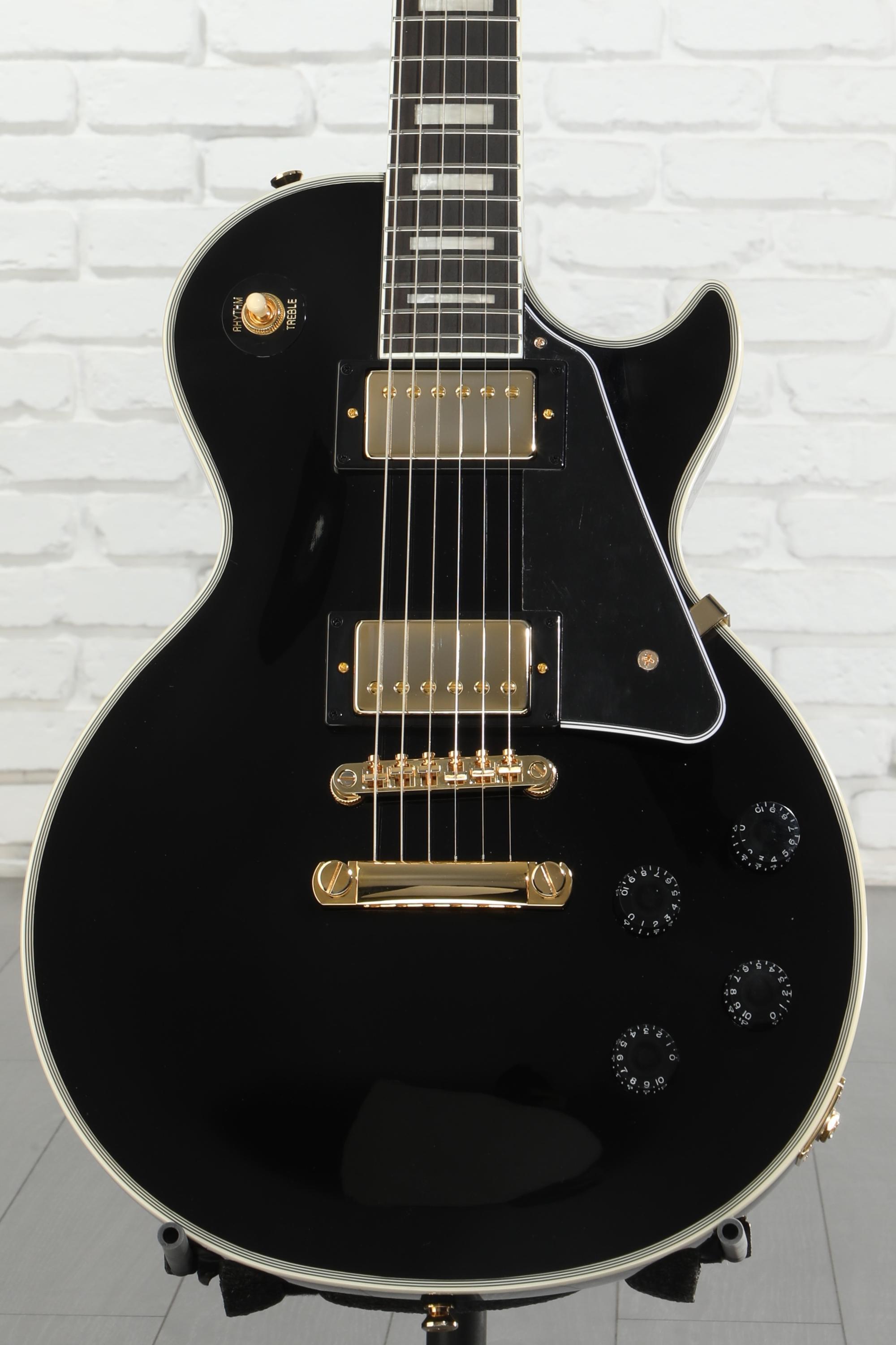 Epiphone Les Paul Custom Electric Guitar - Ebony | Sweetwater