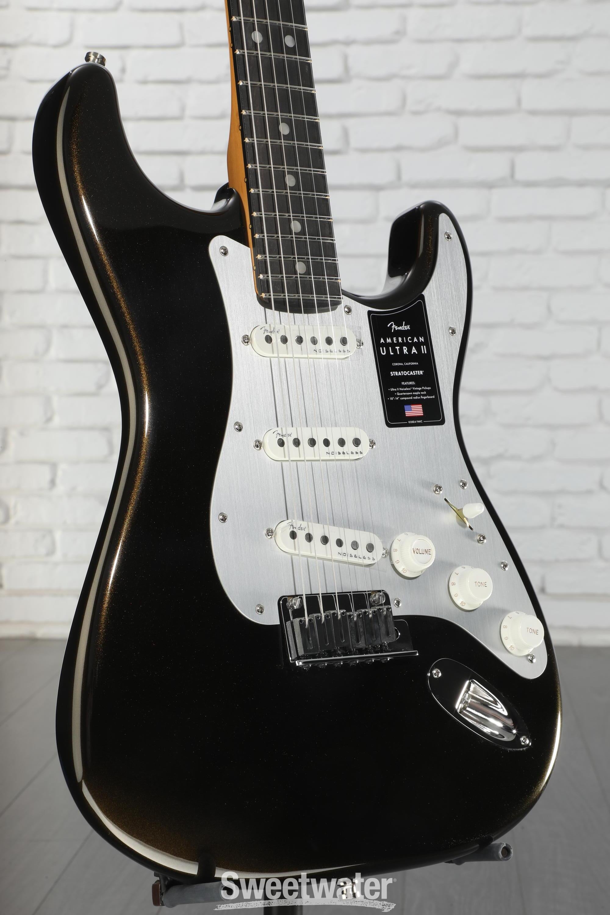 Fender American Ultra II Stratocaster Electric Guitar - Texas Tea