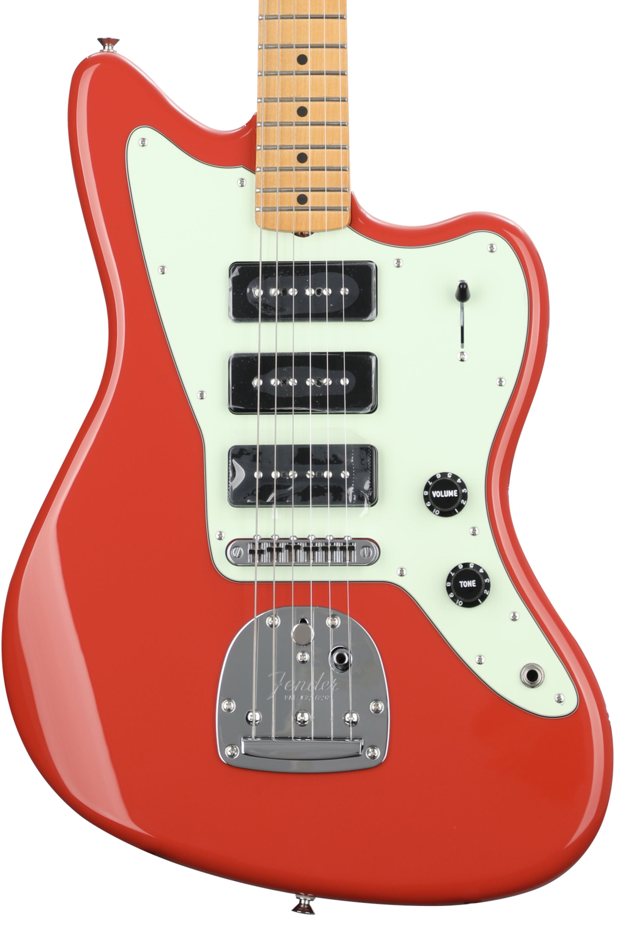 Fender Noventa Jazzmaster - Fiesta Red with Maple Fingerboard 