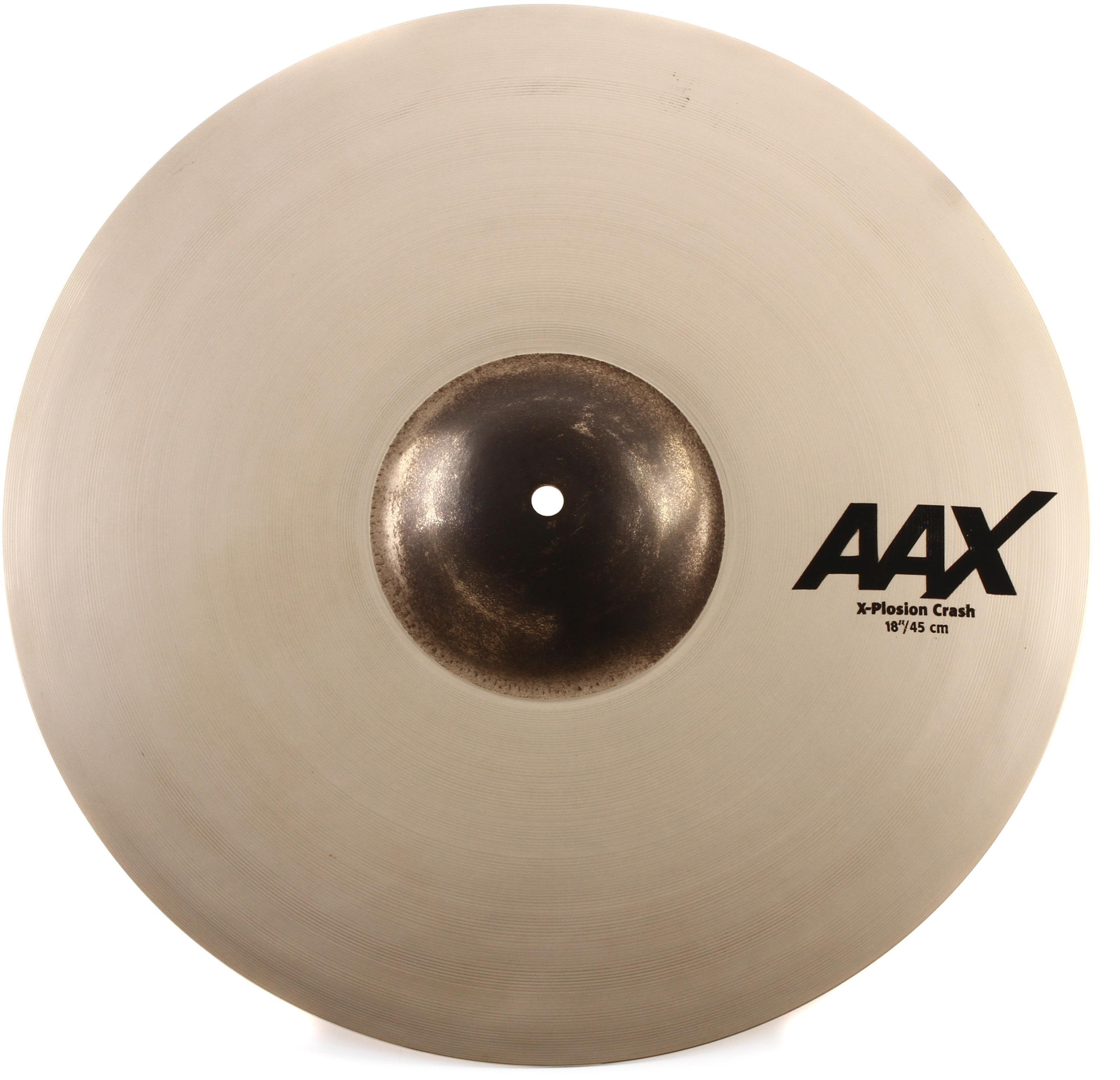 Sabian 18 inch AAX Aero Crash Cymbal - Brilliant Finish | Sweetwater