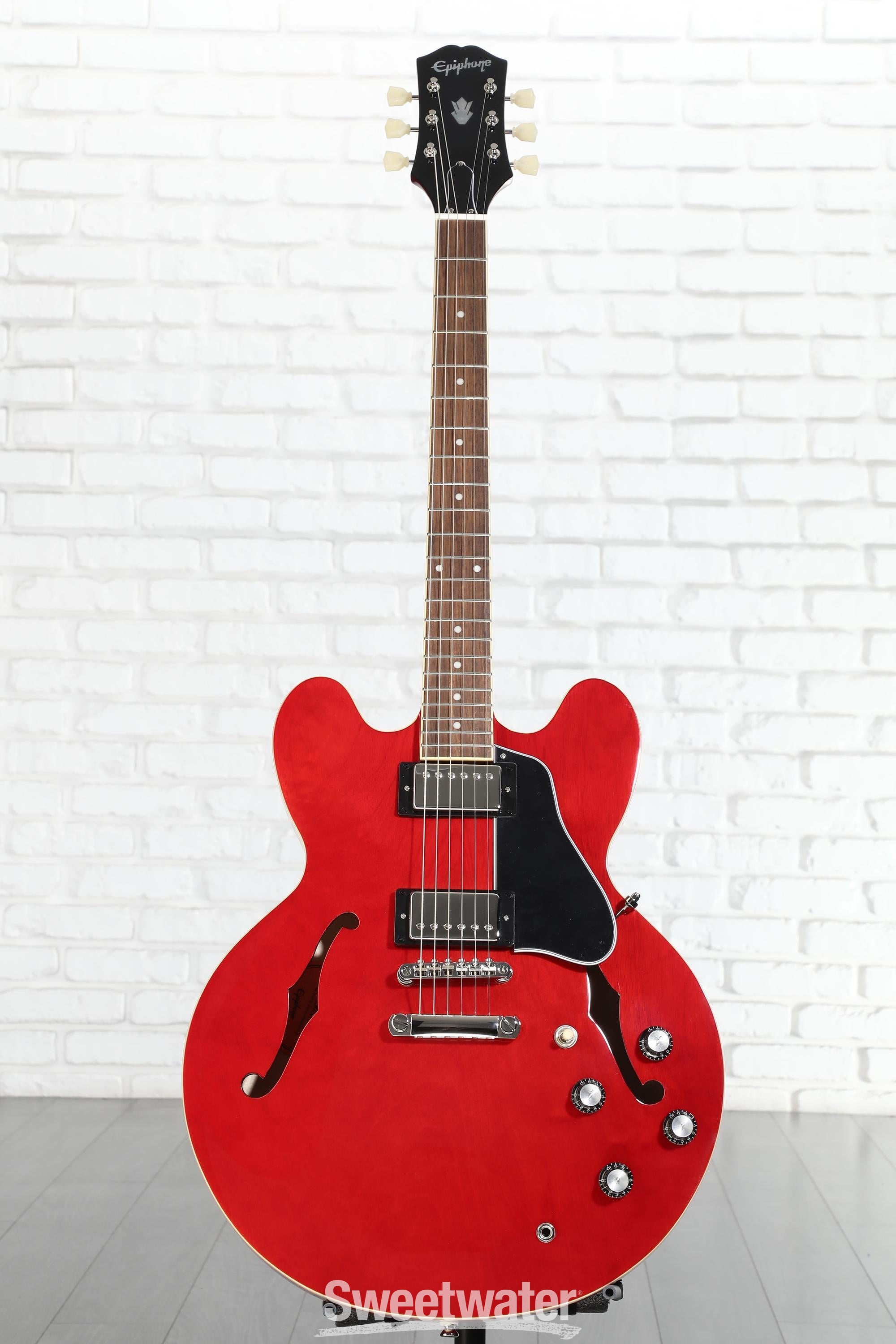 Epiphone ES-335 Semi-hollowbody Electric Guitar - Cherry | Sweetwater