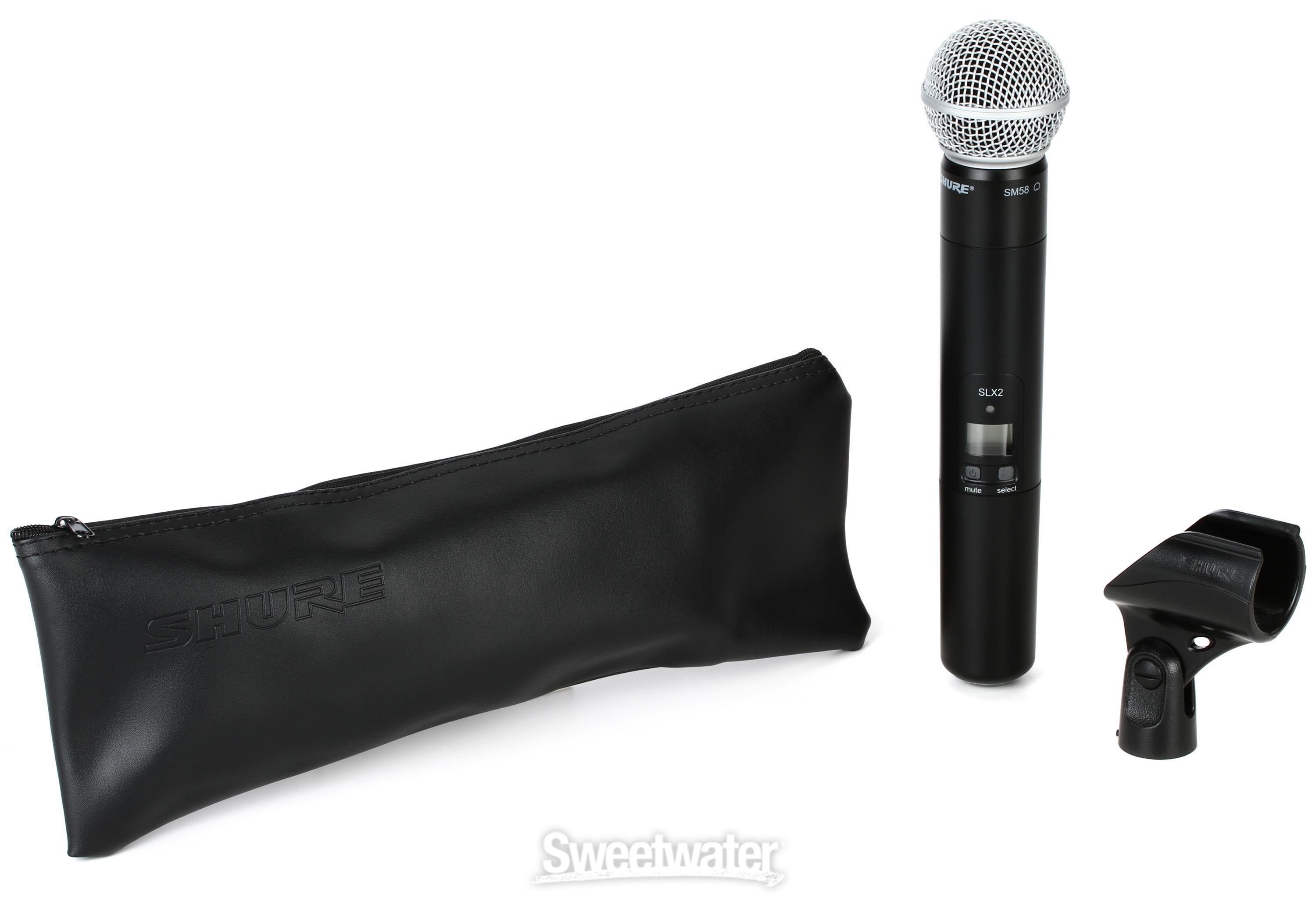 Shure SLX2 SM58 Wireless Handheld Microphone Transmitter G4 Band