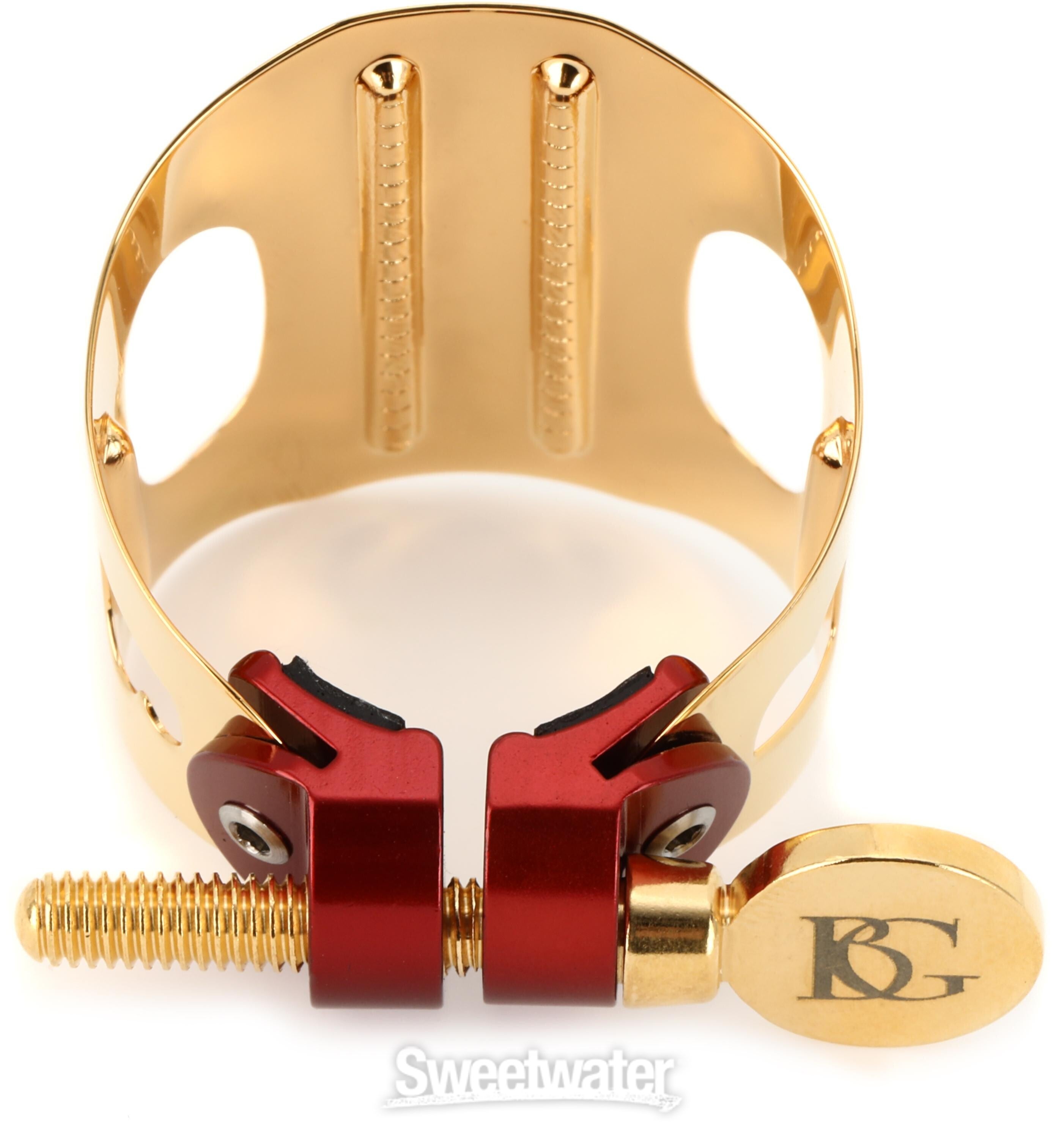 BG LD0 Duo Ligature for Bb Clarinet and Alto Saxophone - Gold