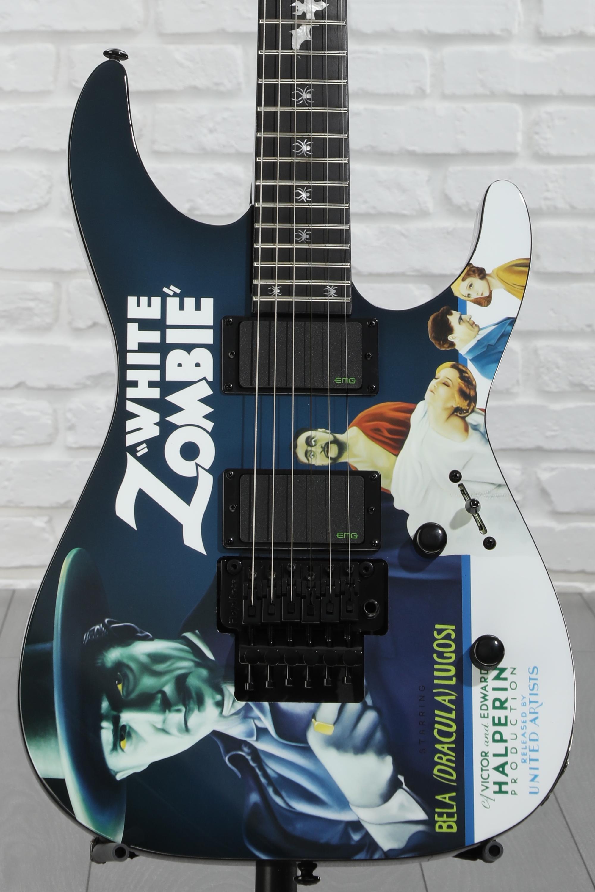 ギター (N 107) Selder 10%off ESP LTD Kirk Hammett Signature KH-WZ White Zombie Electric