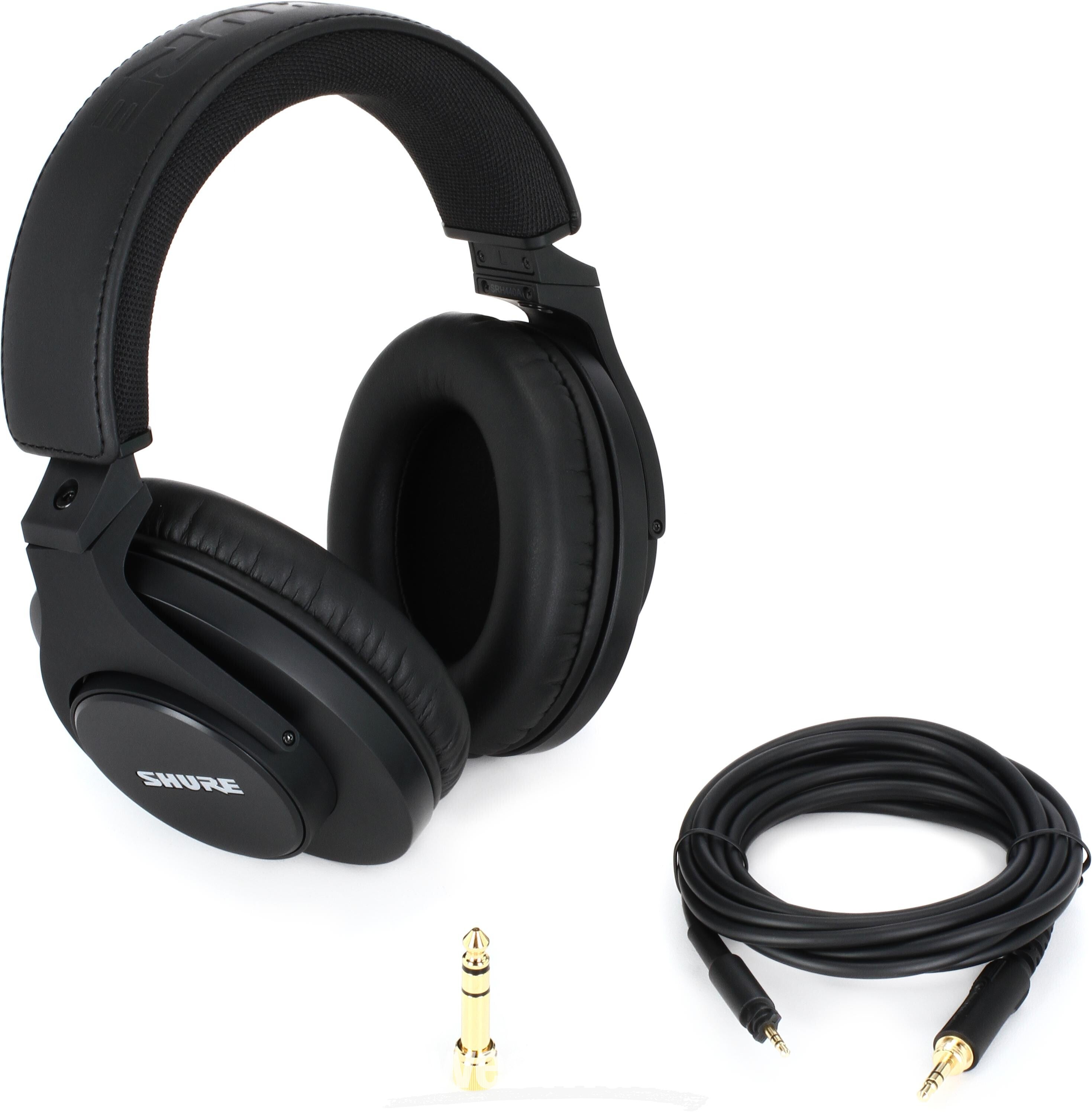 Shure SRH440A Closed-back Studio Headphones
