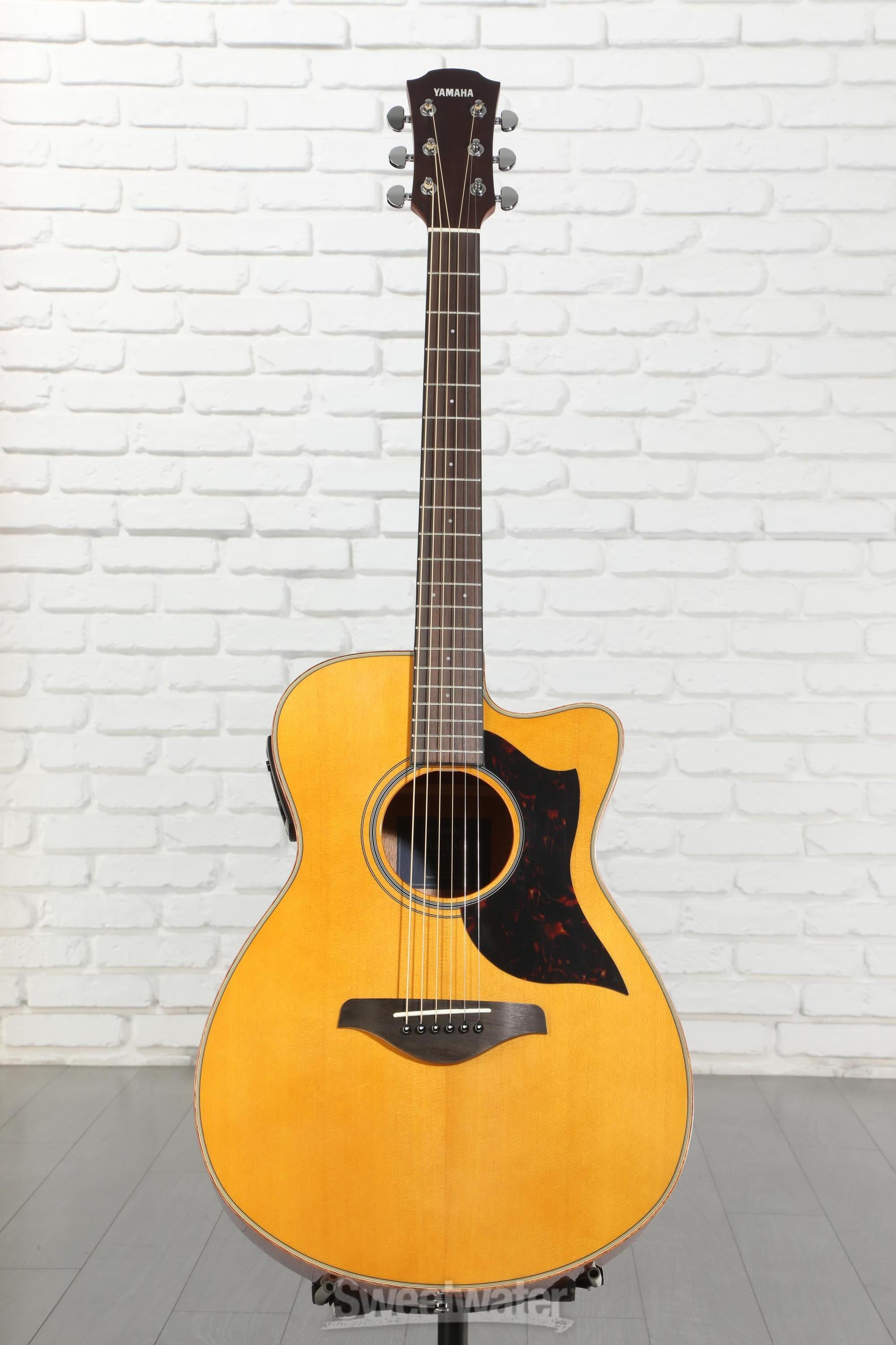 Yamaha AC1M Concert Cutaway Acoustic-electric Guitar - Vintage
