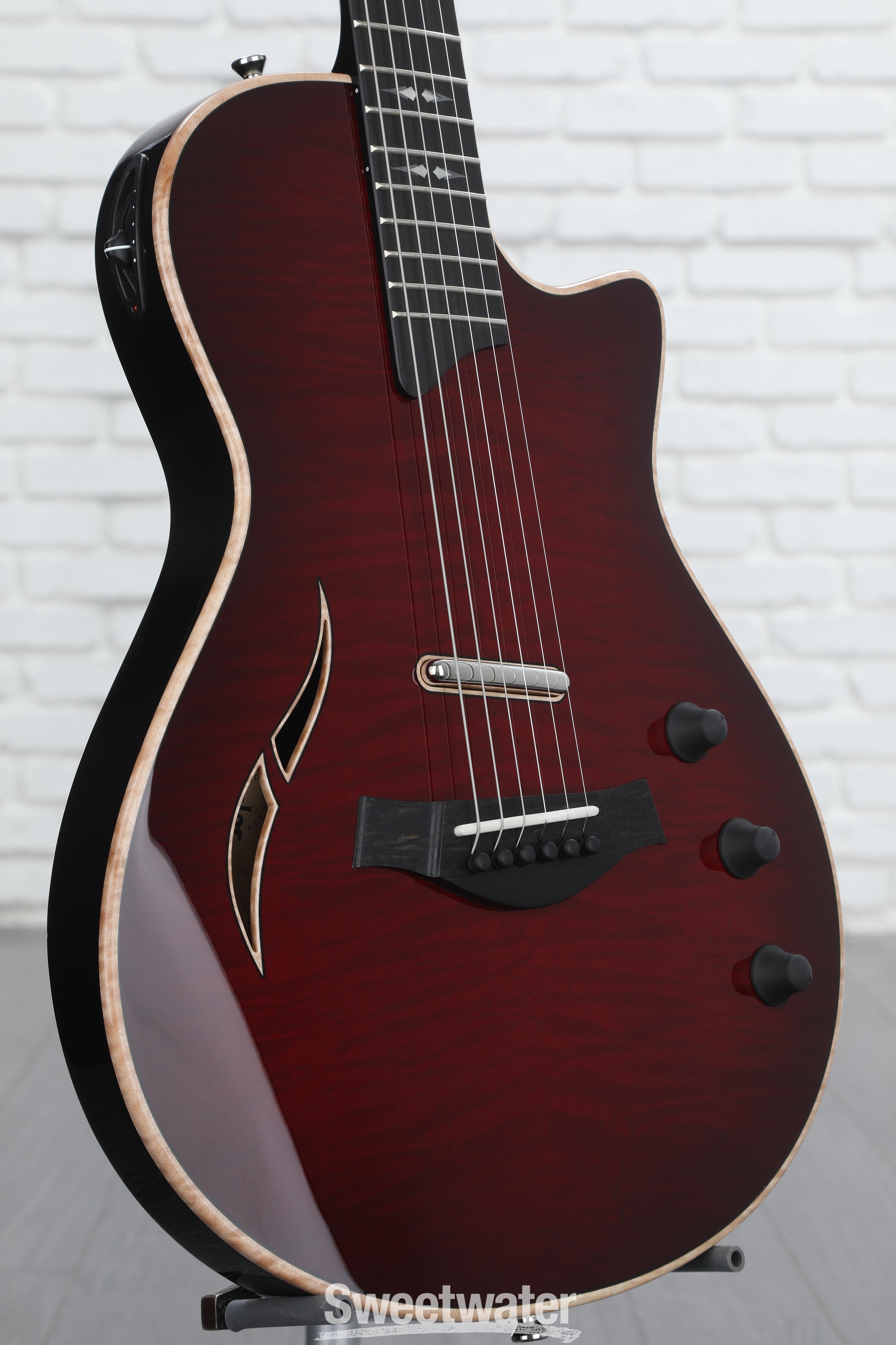 Taylor T5z Pro Hollowbody Electric Guitar - Cayenne Red