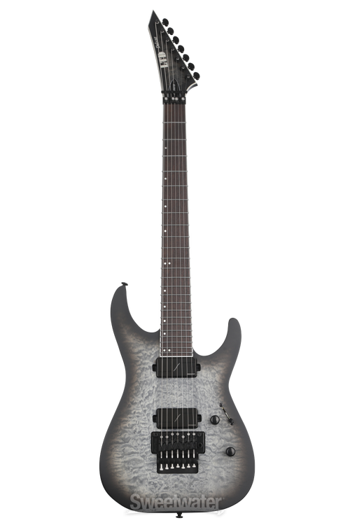 ESP LTD M-1007B 7-string Baritone Electric Guitar - Charcoal Burst
