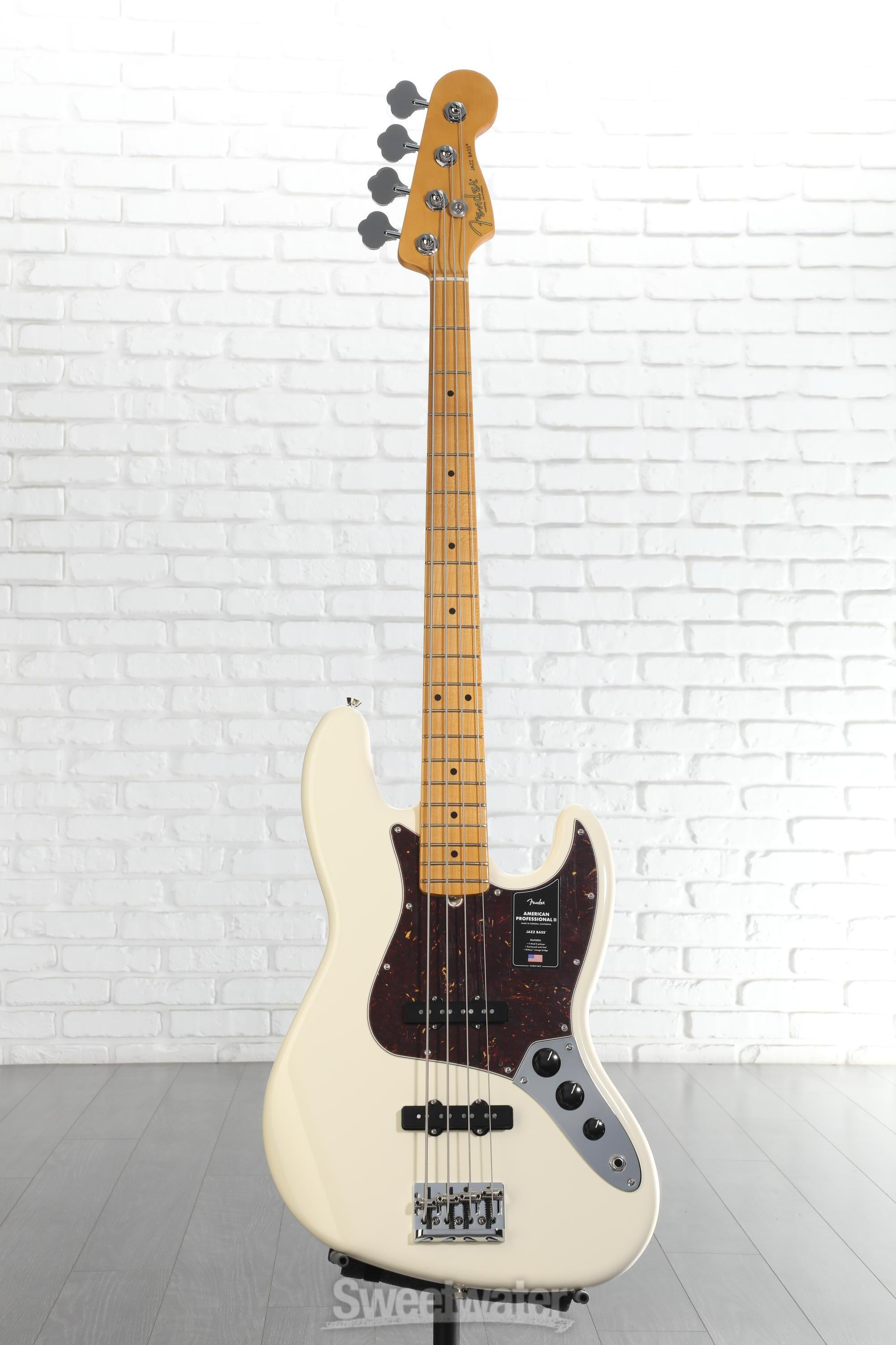 フェンダー American Professional II Jazz Bass Fender American Professional II Jazz Bass - Olympic White with