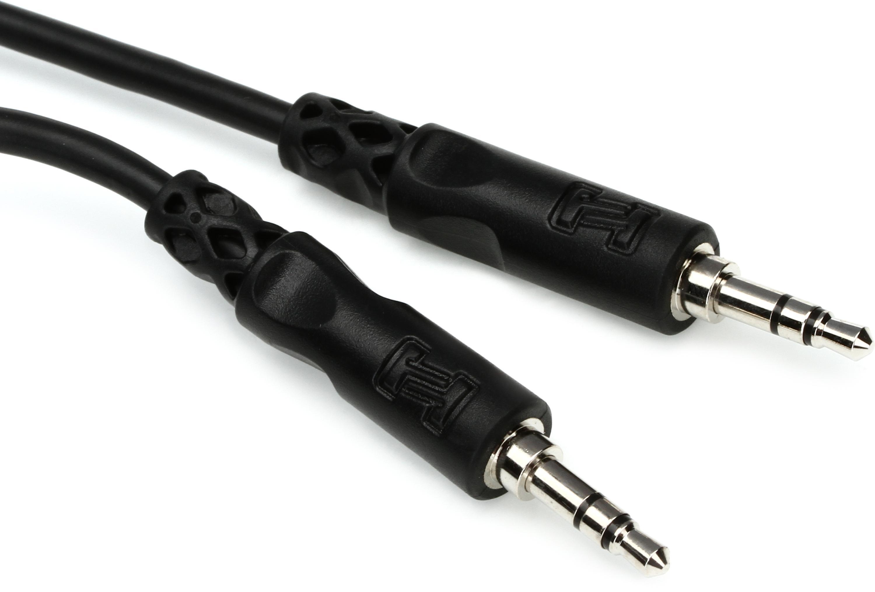 Hosa CMM-115 Stereo Interconnect Cable - 3.5mm TRS Male to 3.5mm TRS ...