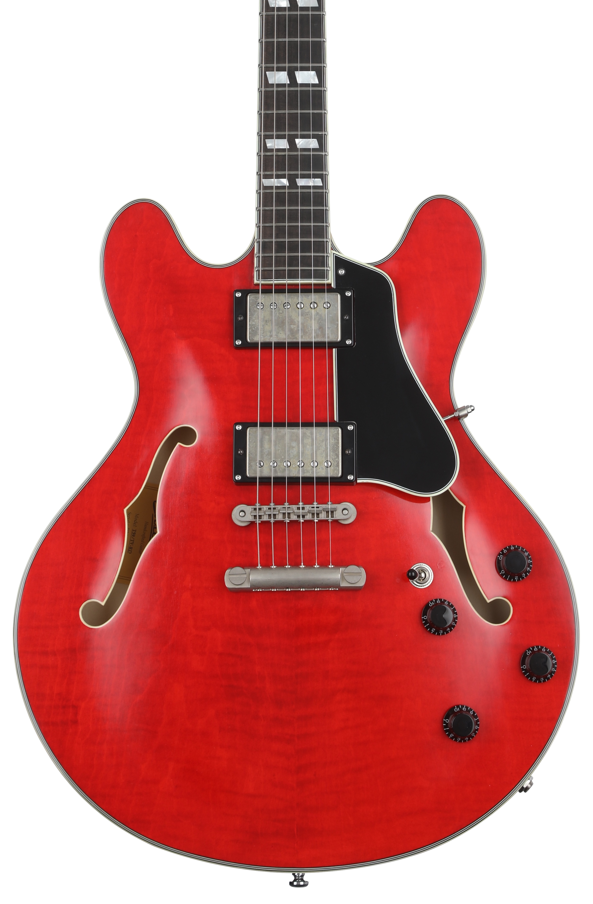 Eastman Guitars T59/TV-RD Thinline Semi-hollowbody Electric Guitar