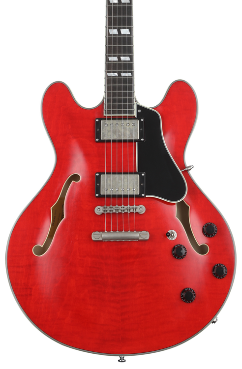 Eastman Guitars T59/TV-RD Thinline Semi-hollowbody Electric Guitar