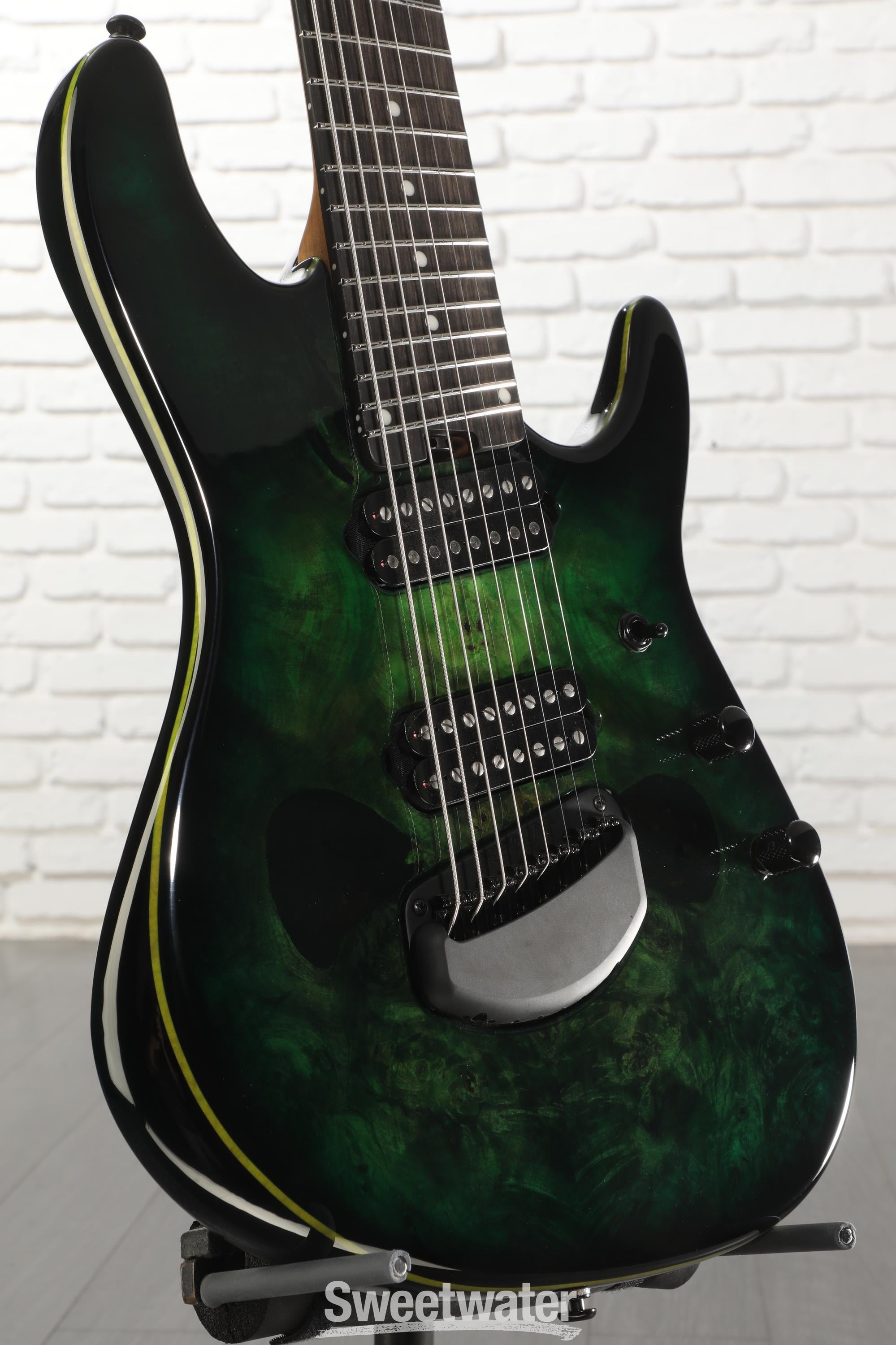 Photo of Ernie Ball Music Man Jason Richardson Artist Series Cutlass 8-string Electric Guitar - Kokiri Forest